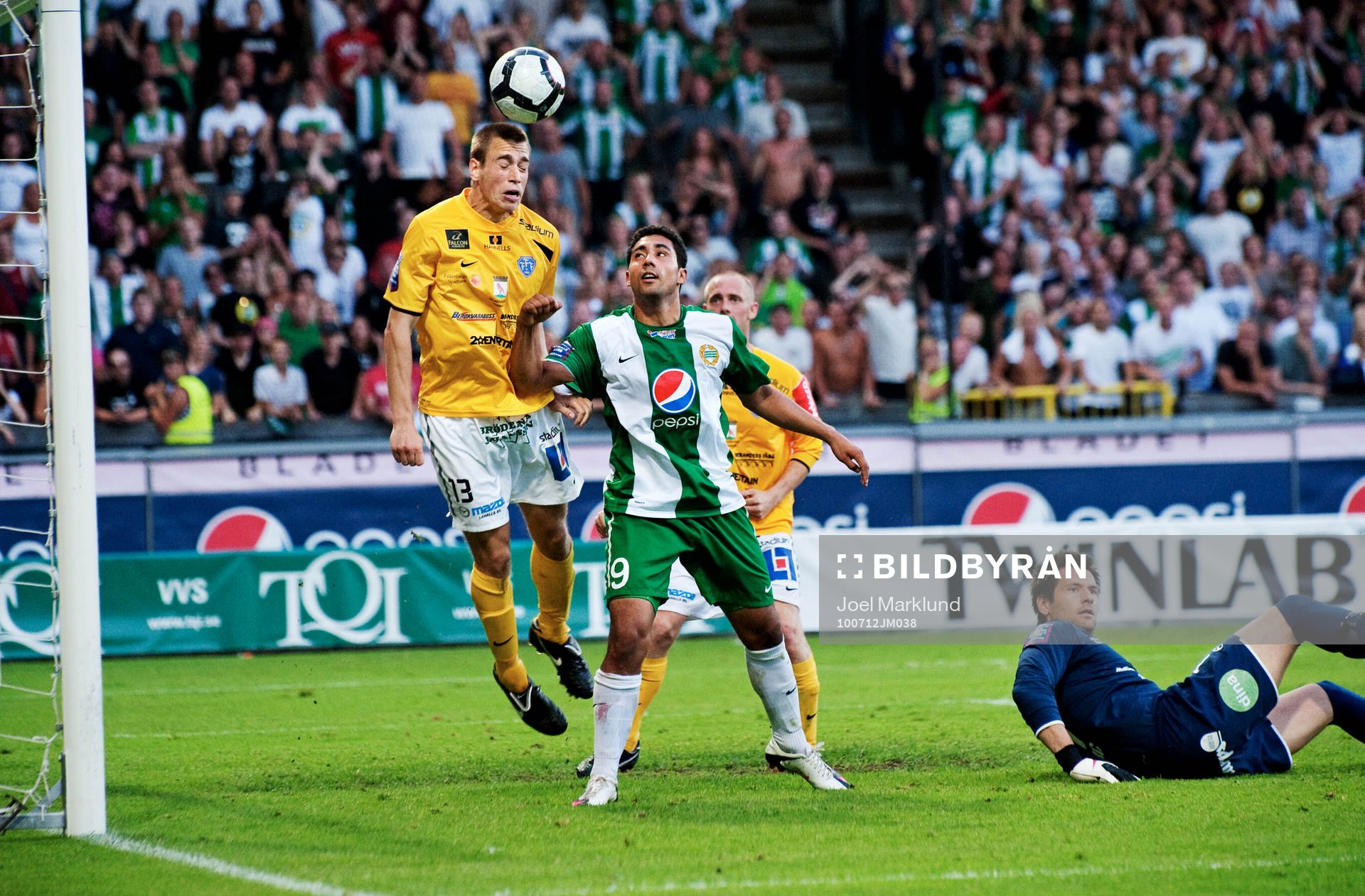 Kristoffer Englén, Falkenberg, nickar bort en farlig boll