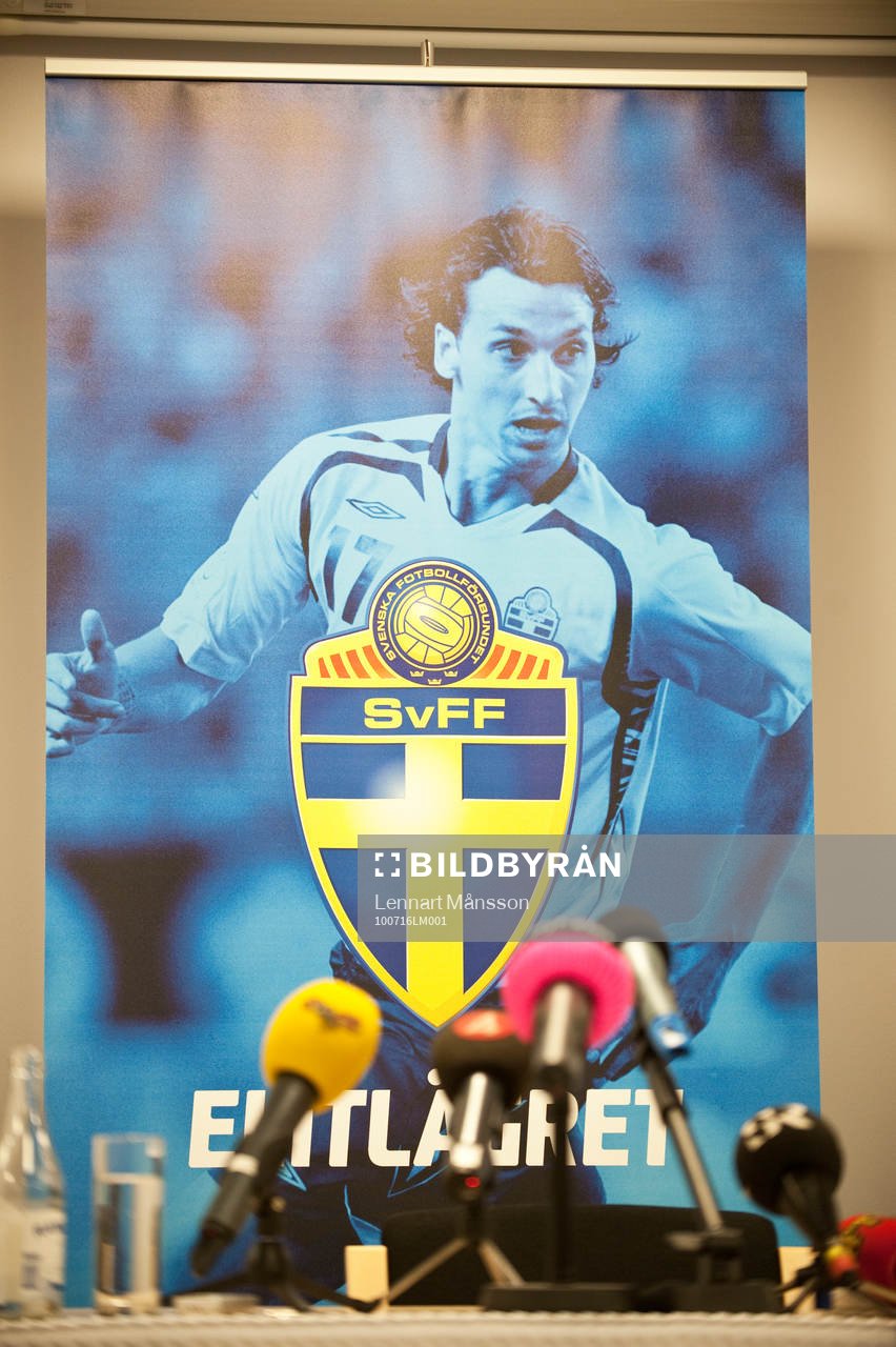 Fotboll, presskonferens Zlatan Ibrahimovic och Erik Hamrén