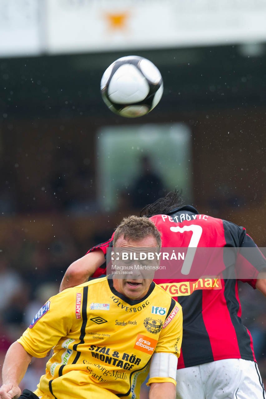 Marcus Ekenberg, Mjällby och Gabriel Petrovic, BP