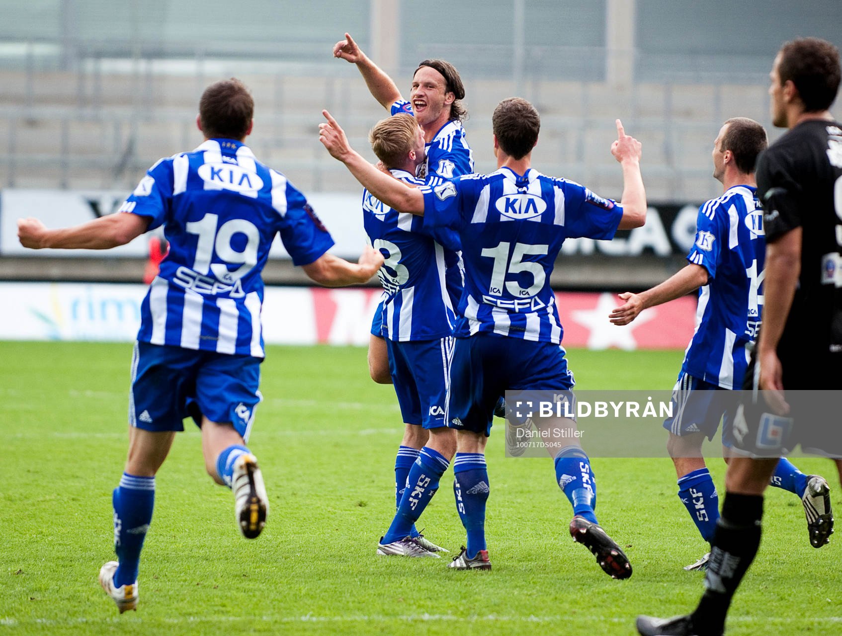 Gustav Svensson, Göteborg, gör 2-0. Jubel