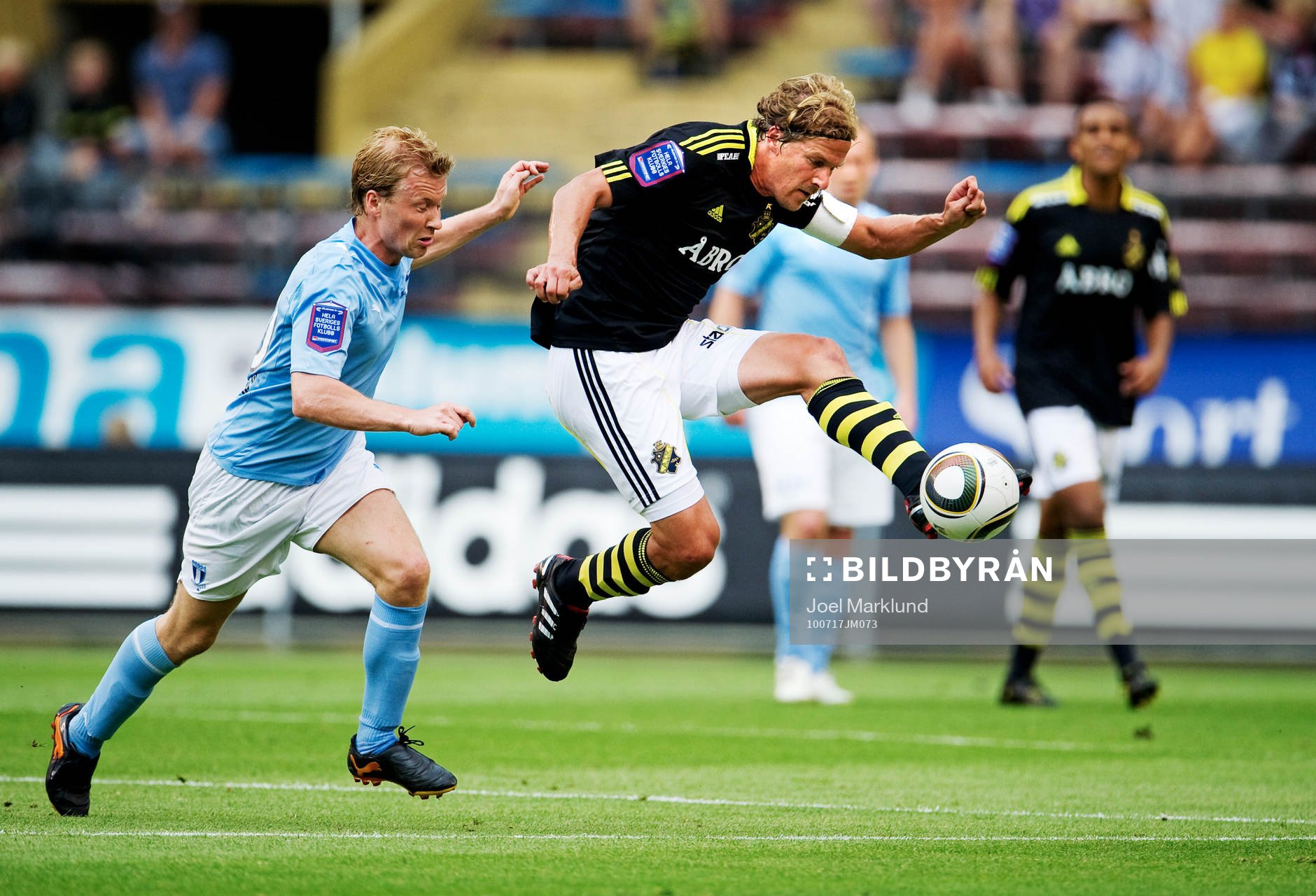Daniel Larsson, Malmö, och Daniel Tjernström, AIK