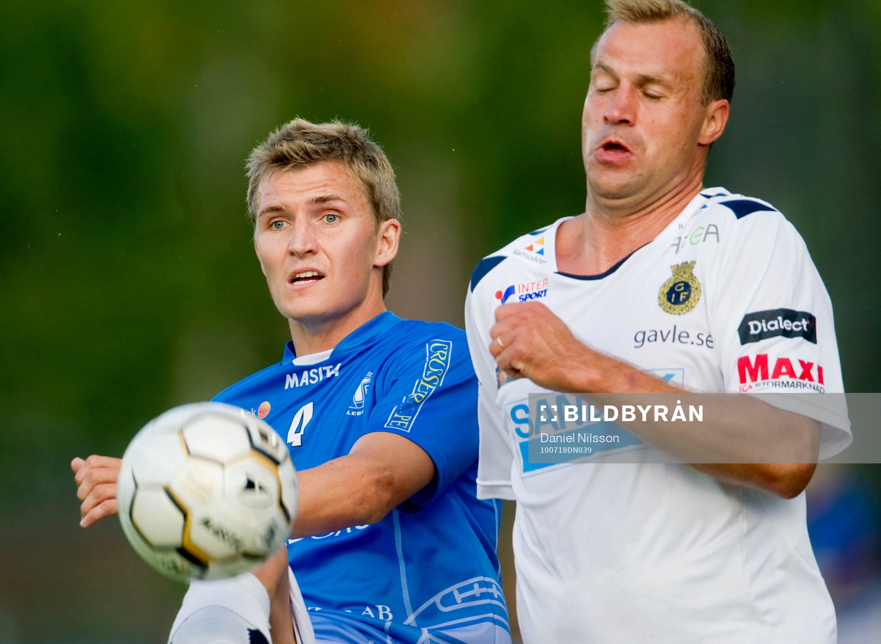 Hans Berggren, Gefle, och Peter Abelsson,Trelleborg