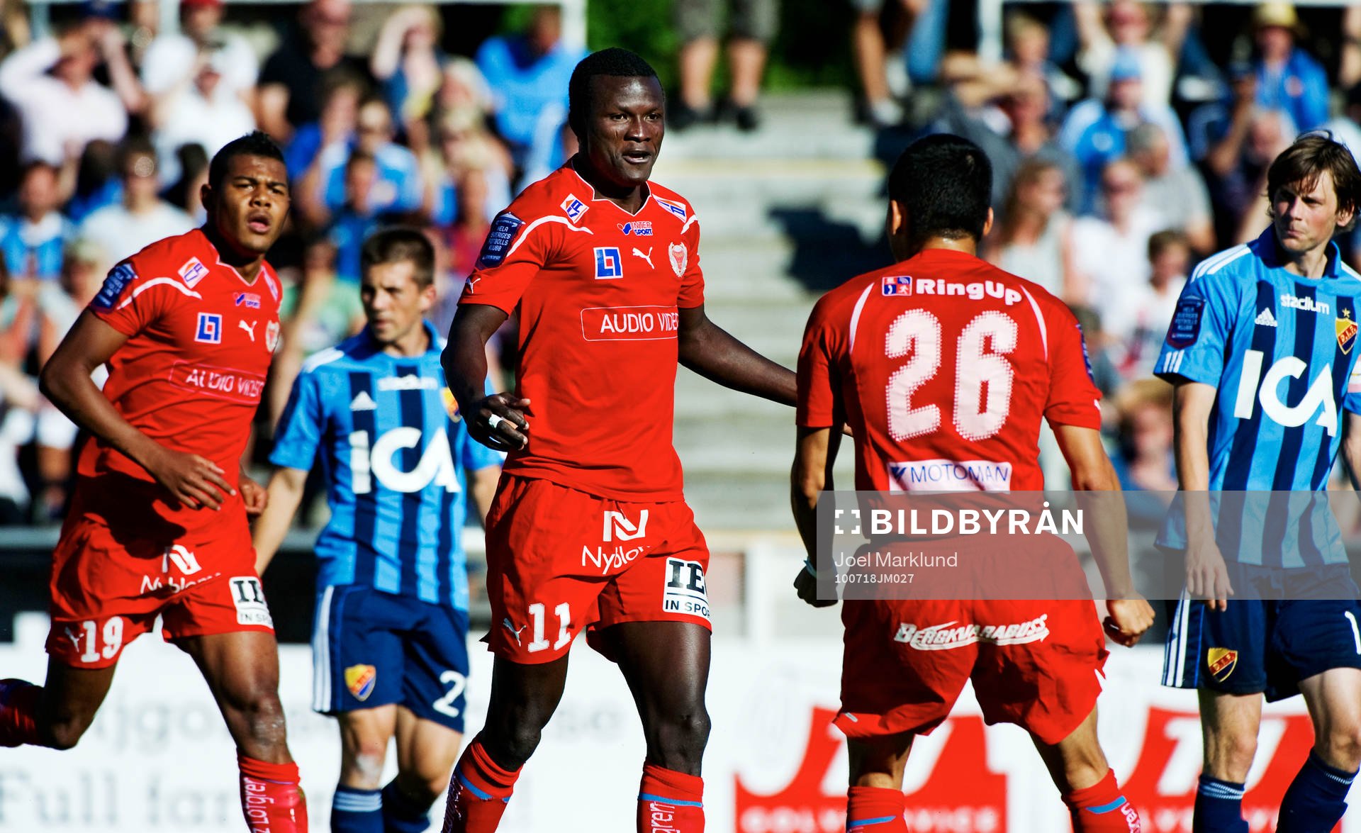 Abiola Dauda, Kalmar, jubel