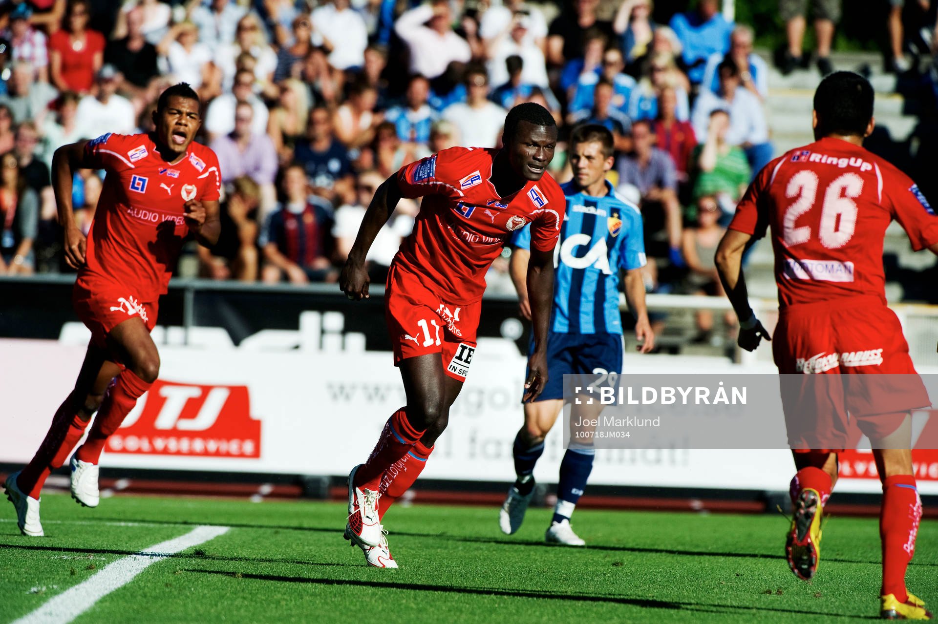 Abiola Dauda, Kalmar, jubel