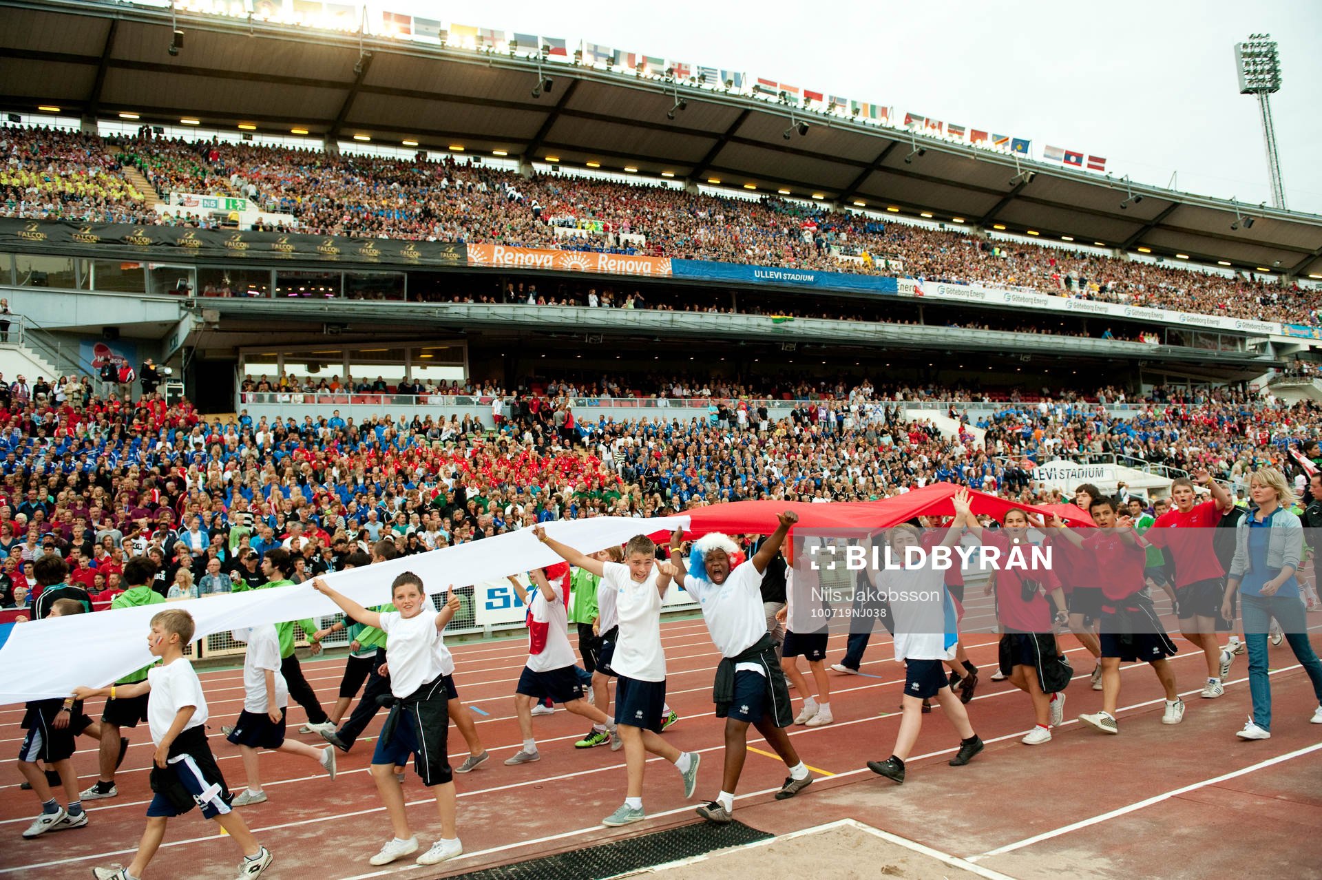 Fotboll, Gothia Cup, ungdom, Invigning