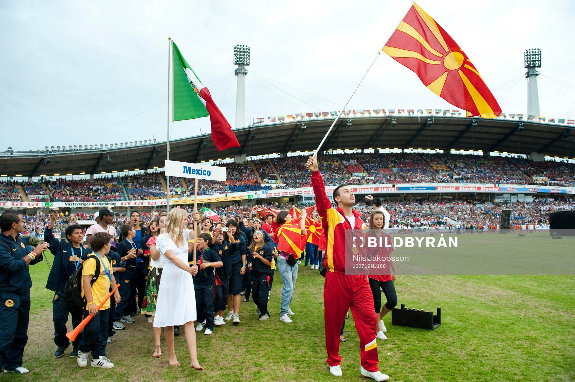 Fotboll, Gothia Cup, Invigning