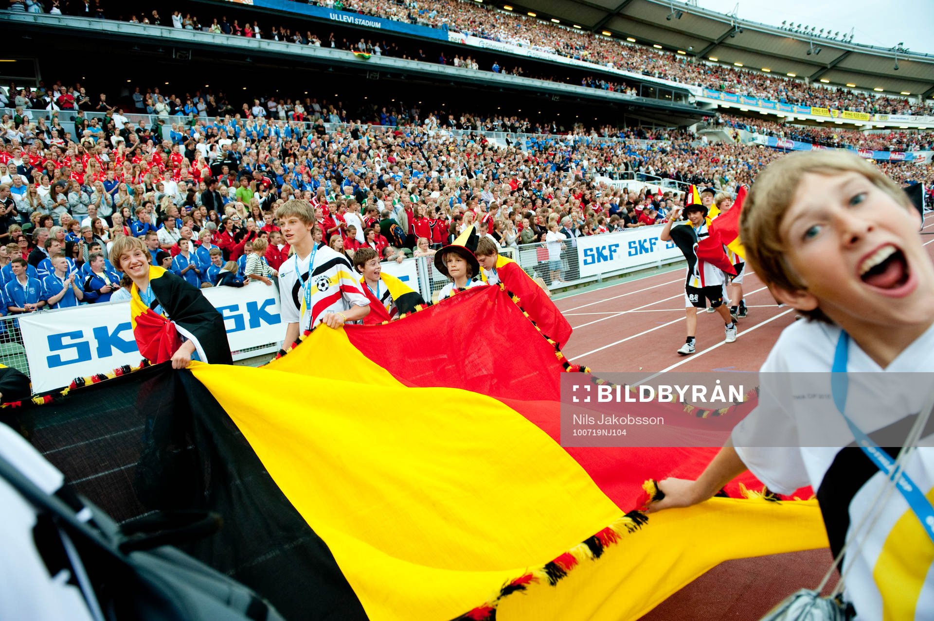 Fotboll, Gothia Cup, Invigning