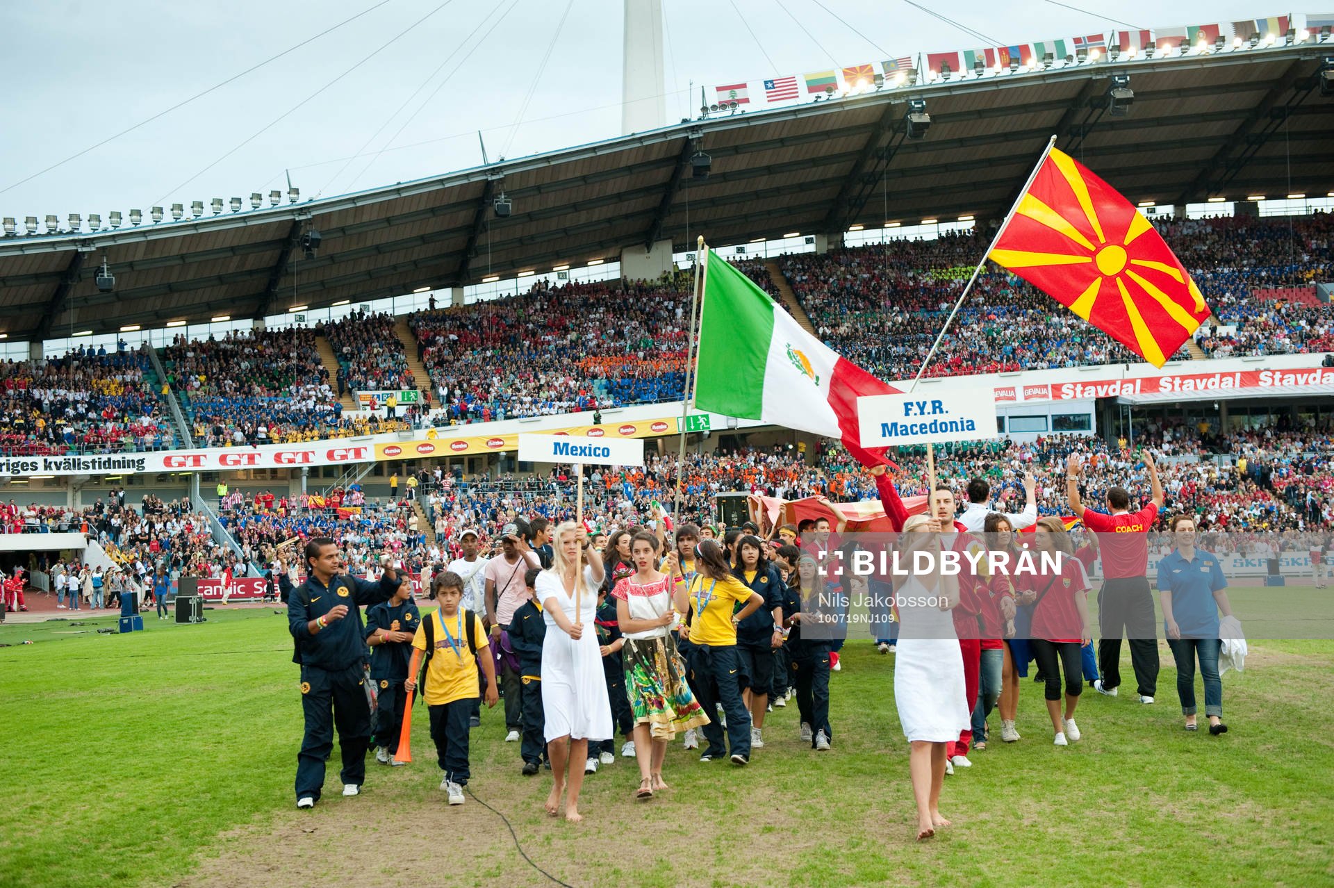 Fotboll, Gothia Cup, Invigning