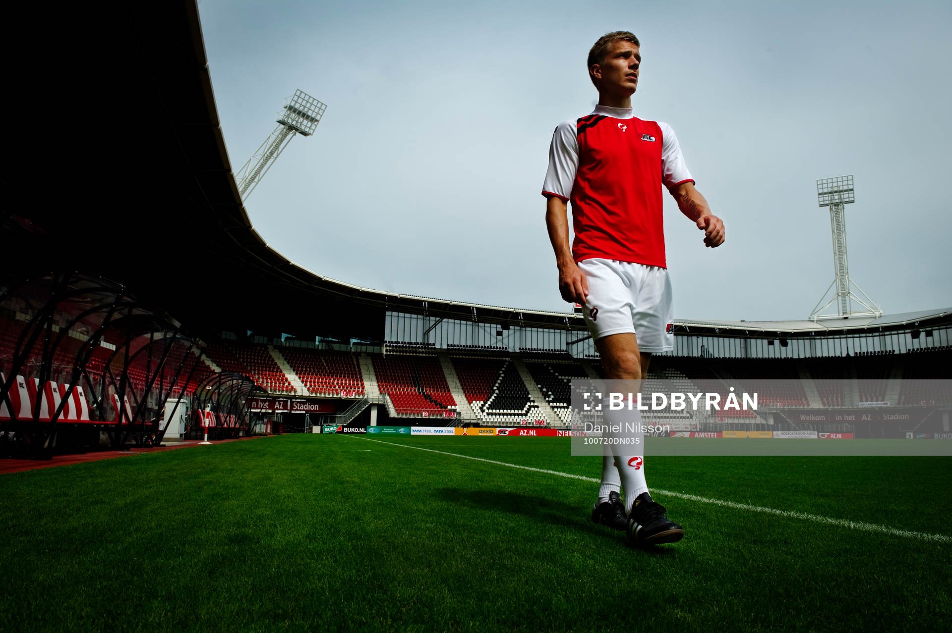 Pontus Wernbloom,  inne på arenan Az Stadion