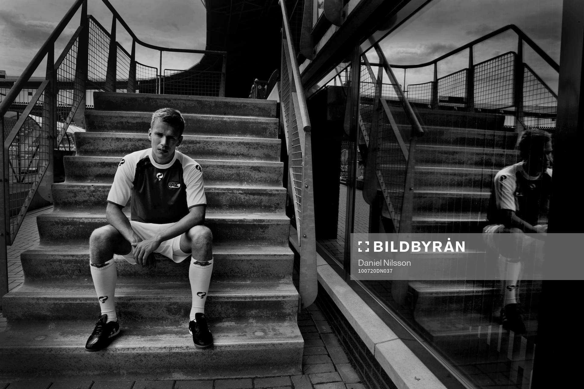 Pontus Wernbloom inne på arenan Az Stadion
