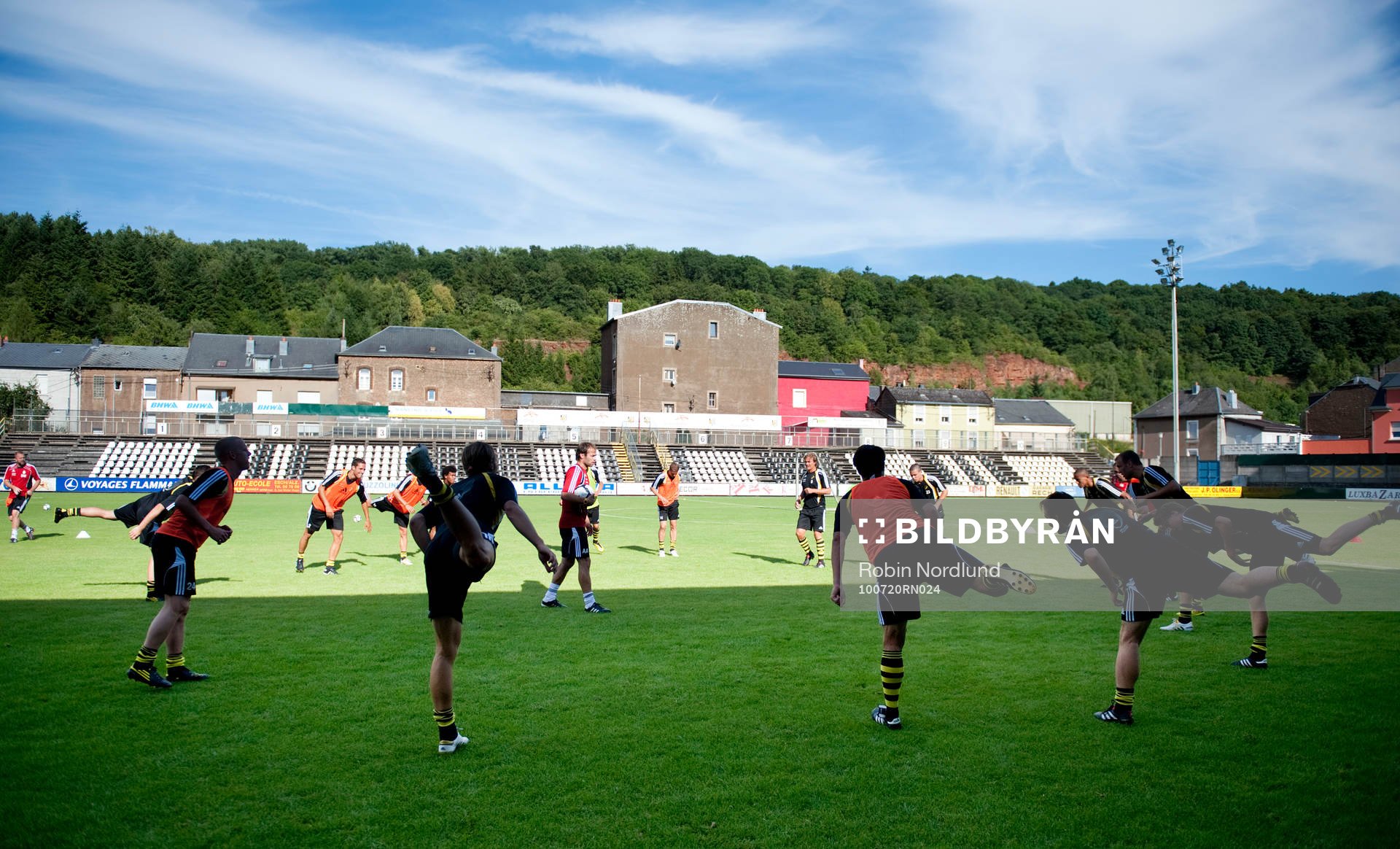 Fotboll, Kval till Champions League, AIK, Träning