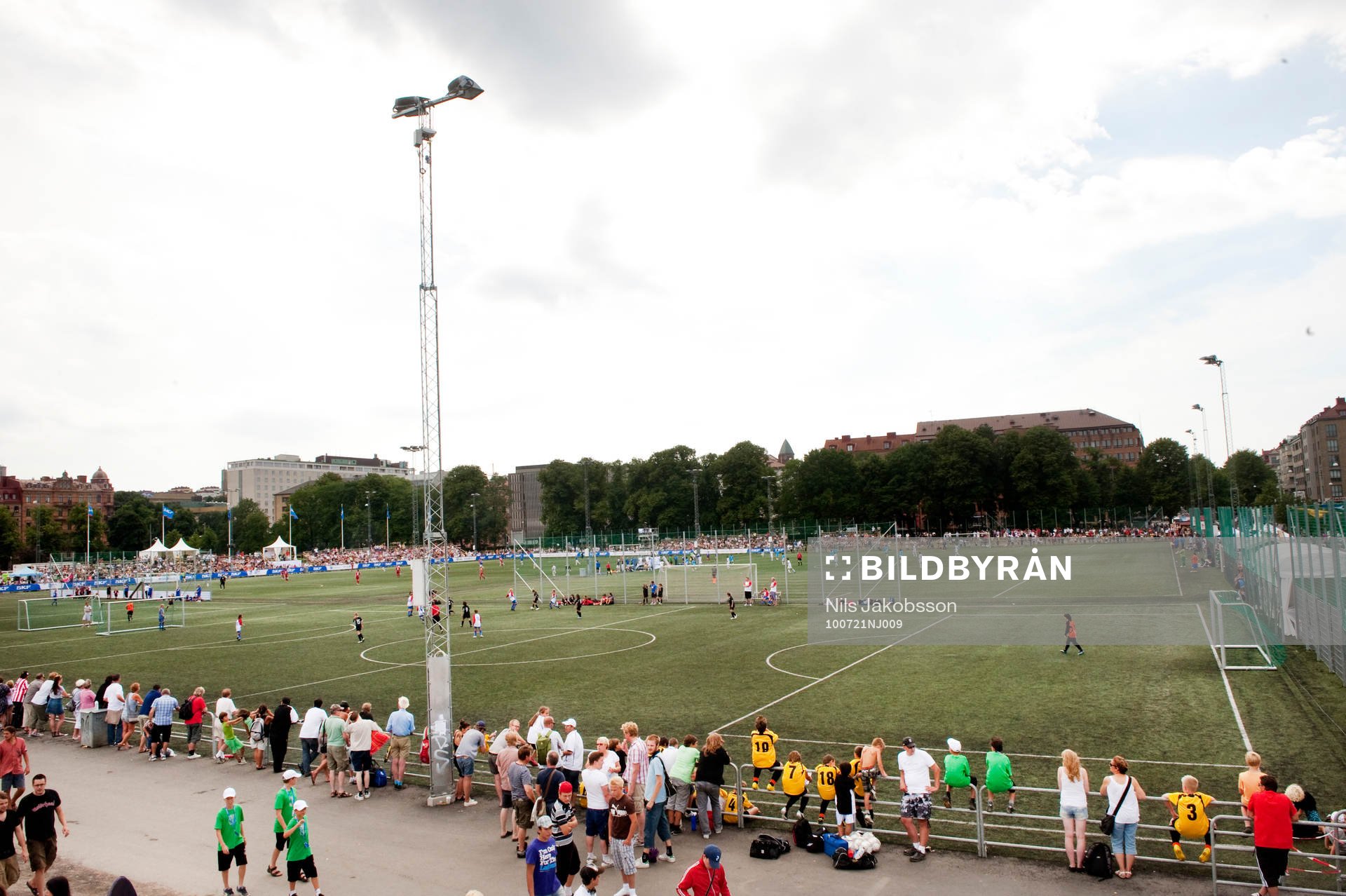 Utsikt över Heden i Göteborg, Hjärtat i Gothia Cup