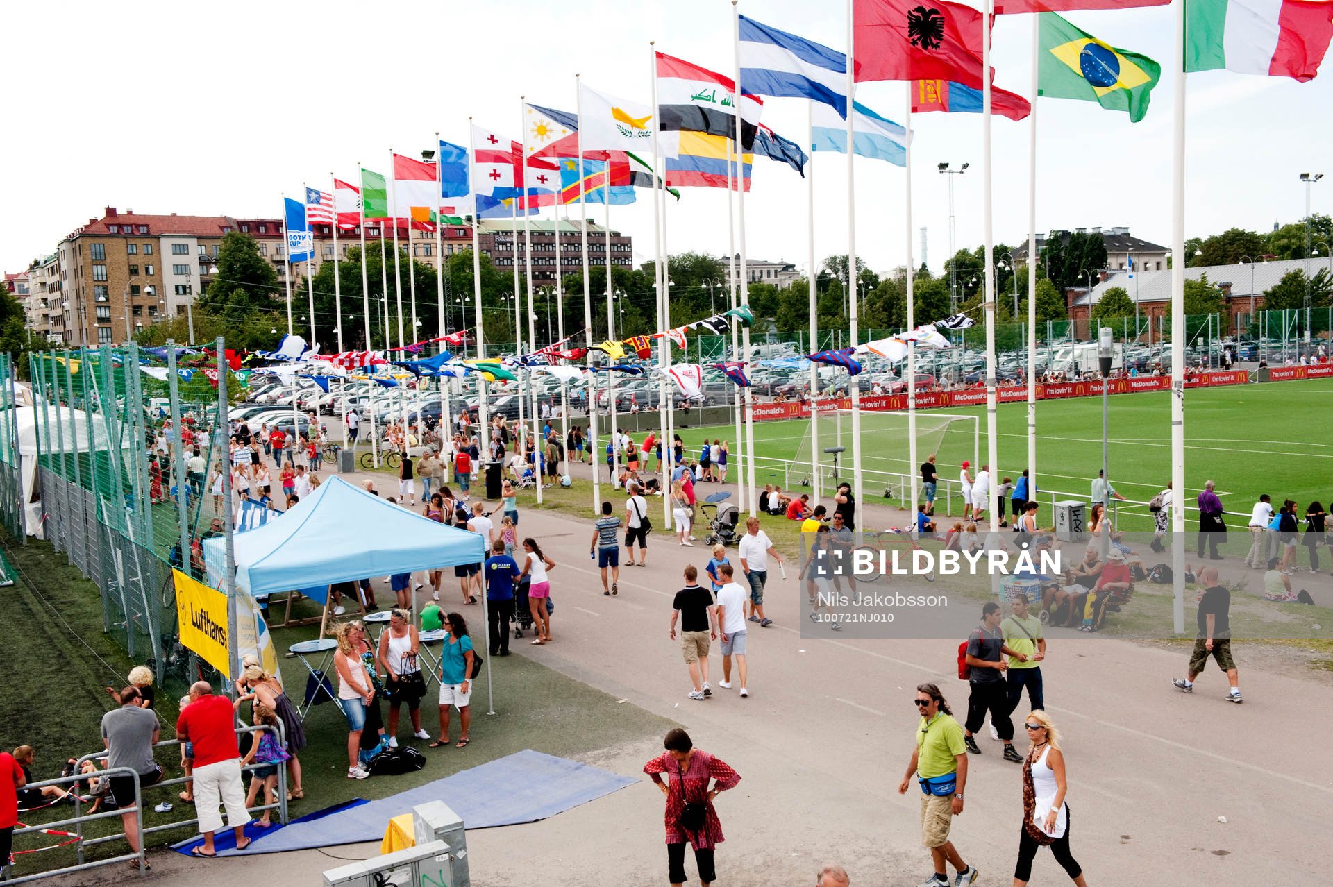 Utsikt över Heden i Göteborg, Hjärtat i Gothia Cup