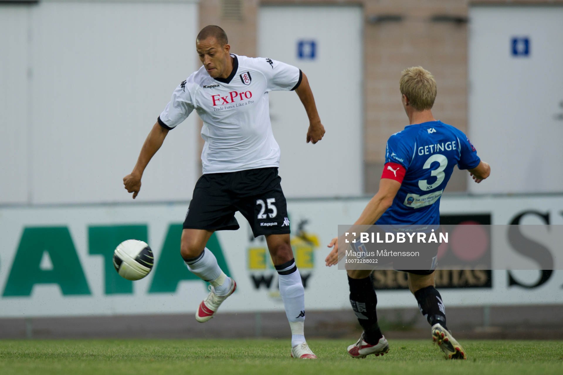 Bobby Zamora, Fulham, Johnny Lundberg, Halmstad