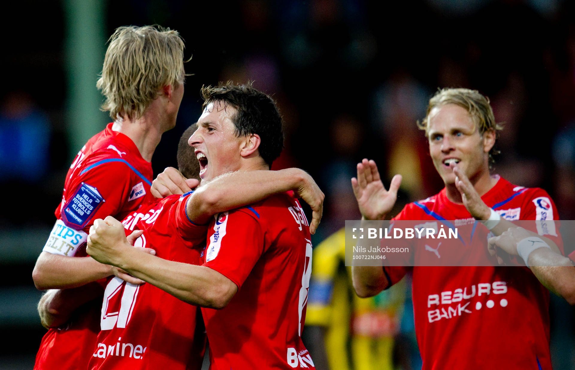 Christoffer Andersson, Ardian Gashi, Helsingborg jubel