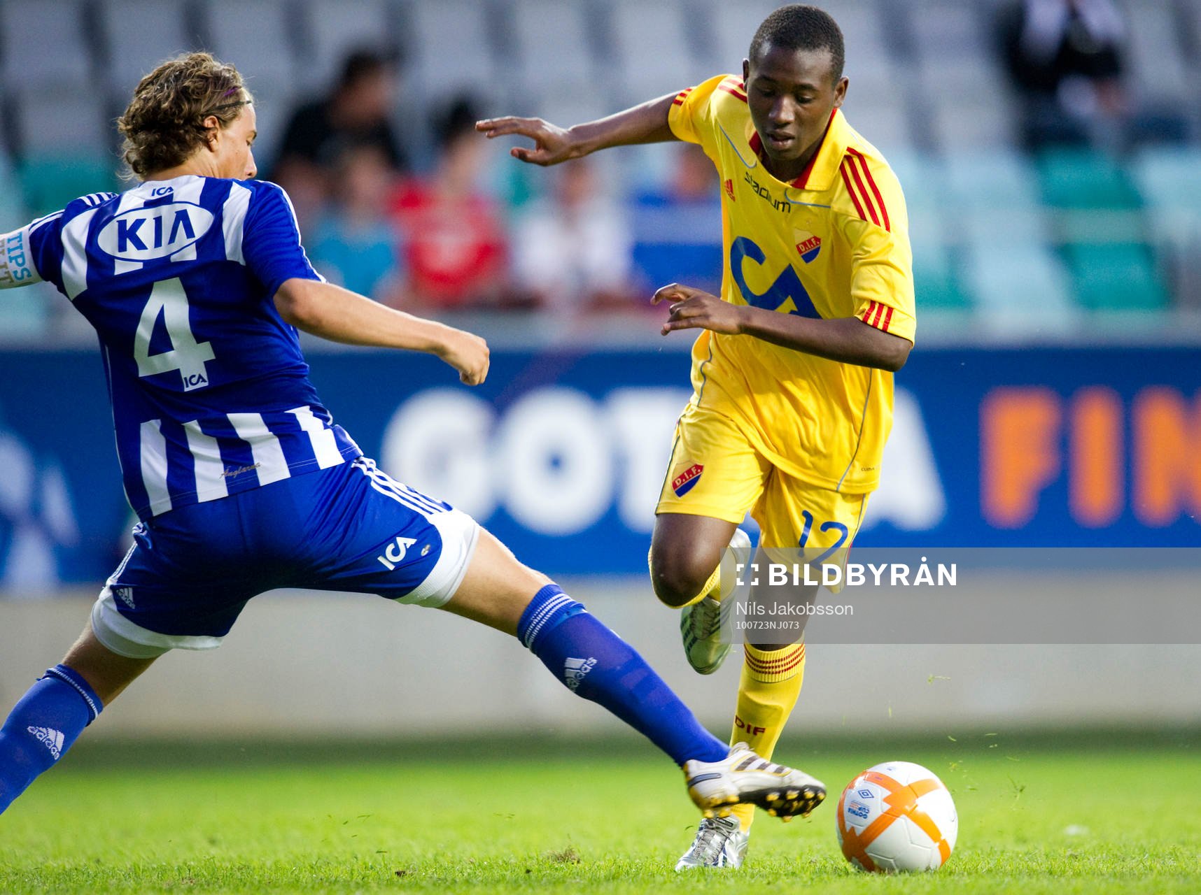Fotboll, Gothia Cup, ungdom, semifinal P17, Djurgården -