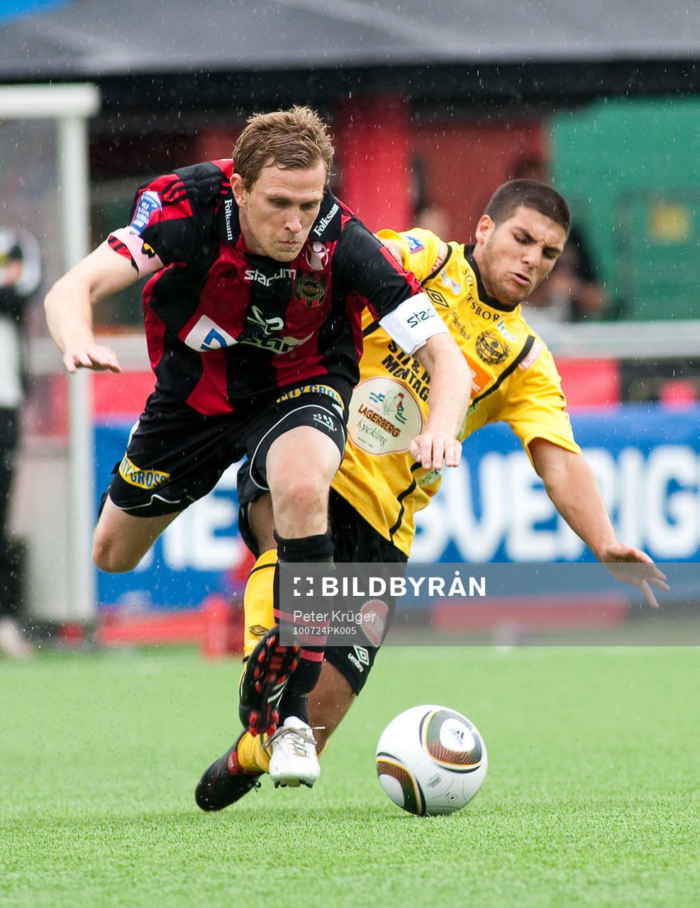 Mostapha El Kabir, Mjällby och Pontus Segerström,
