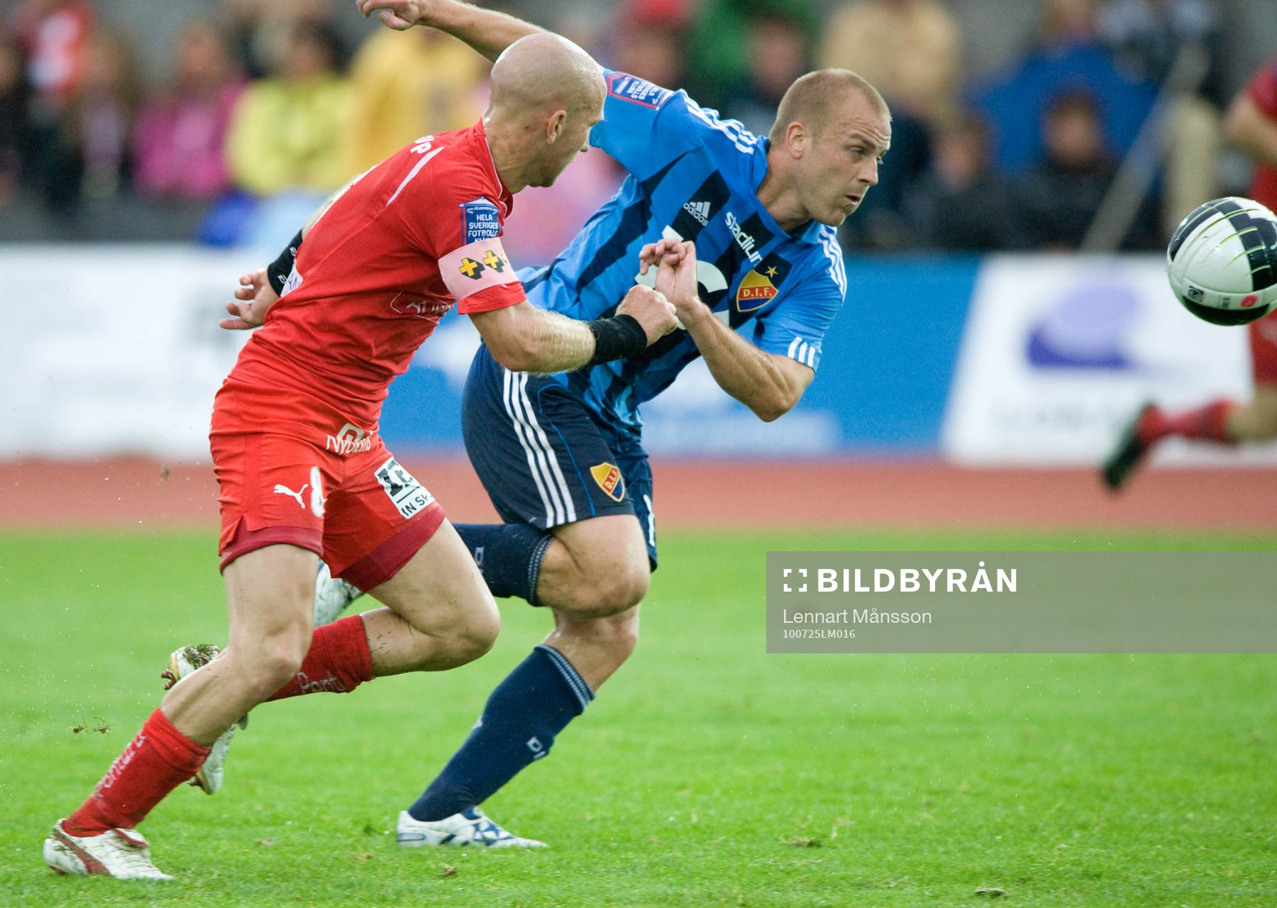  Daniel Sjölund, Djurgården tillbaka, här mot Henrik Rydström, Kalmar