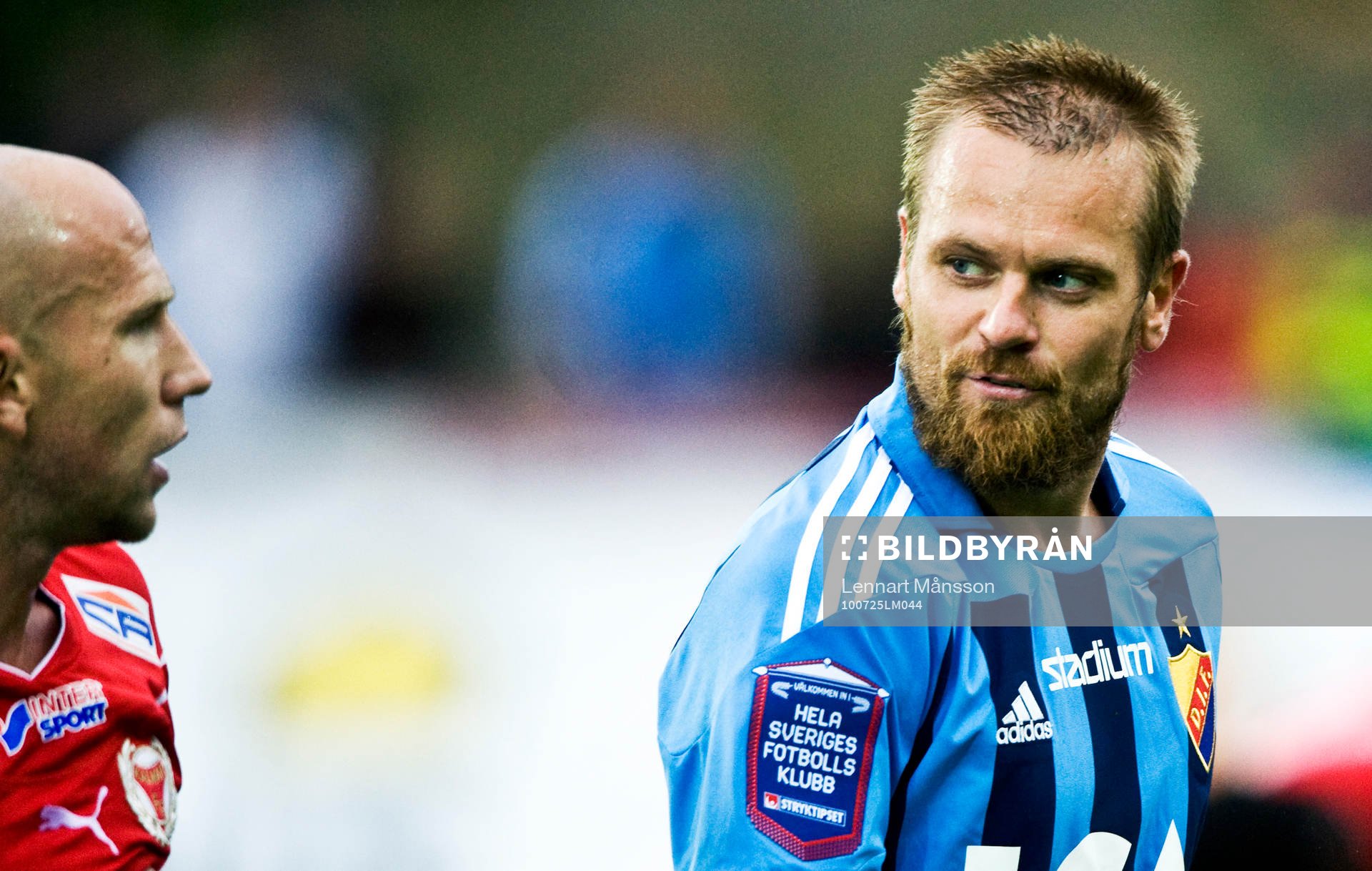  Mattias Jonson, Djurgården tittar på Henrik Rydström, Kalmar.
© Bildbyrån - 63521