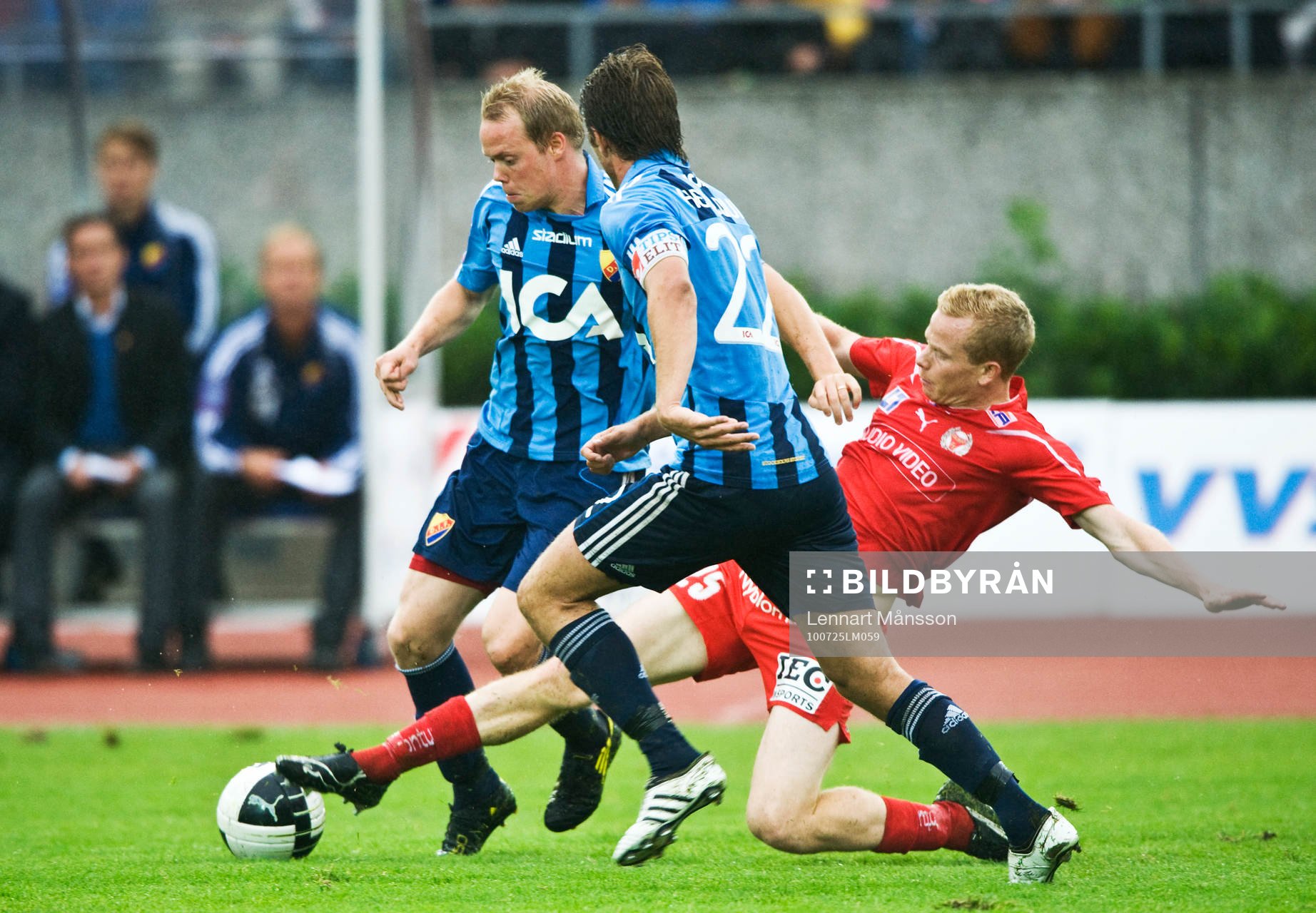 Patrik Haginge, Djurgården och Sebastian Rajalakso,