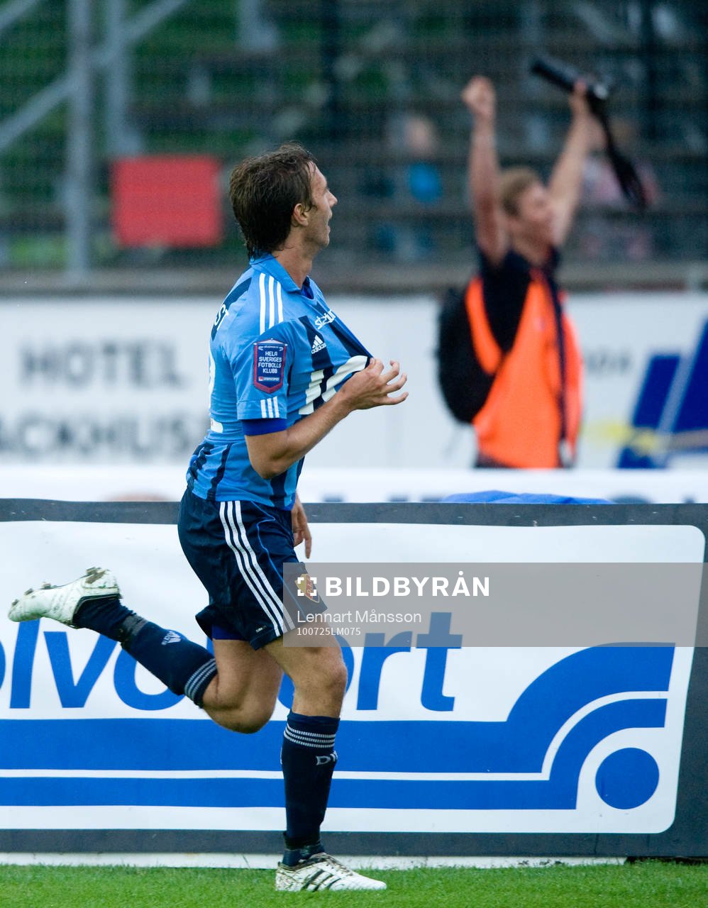 0-1 Philip Hellquist, Djurgården, jubel ikapp med