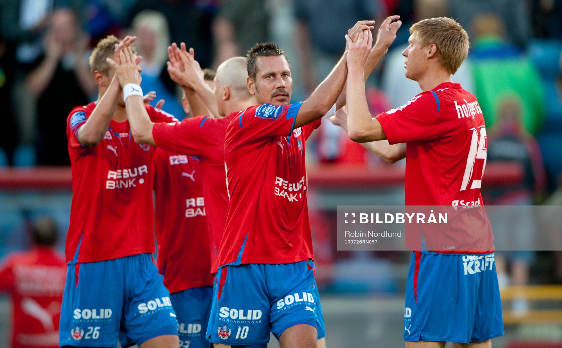 Marcus Lantz, Helsingborg jubel med Markus Holgersson