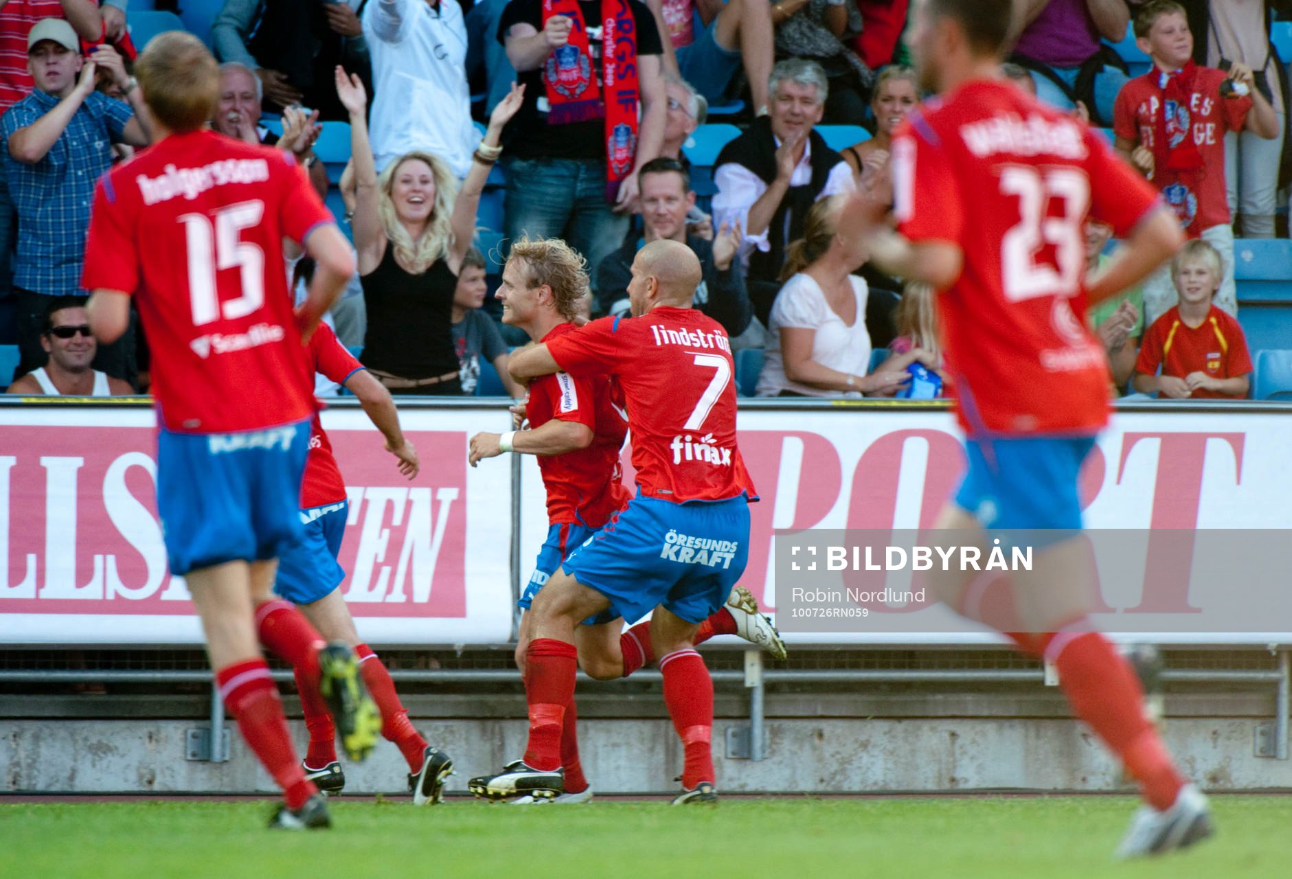 Erik Sundin, Helsingborg jubel