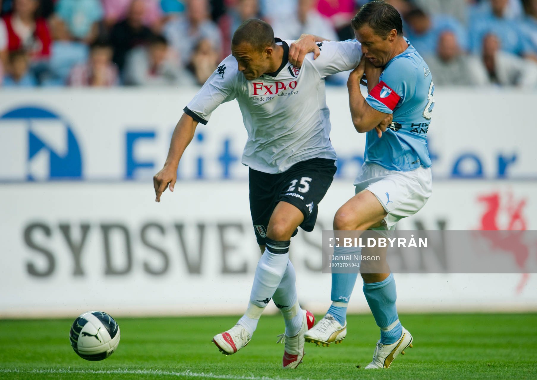 Daniel Andersson, Malmö och Bobby Zamora, Fulham
