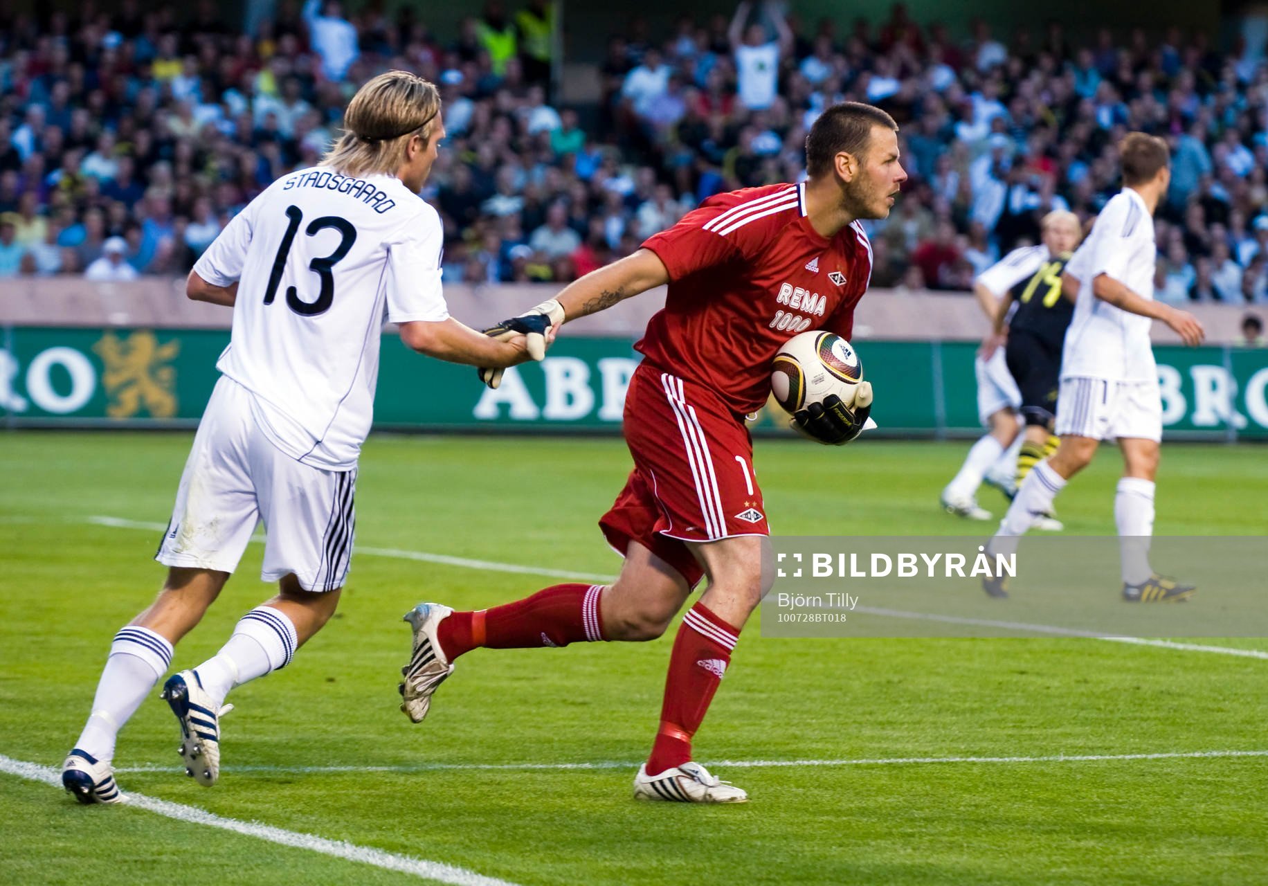 Kris Stadsgaard och Daniel Örlund, målvakt, Rosenborg