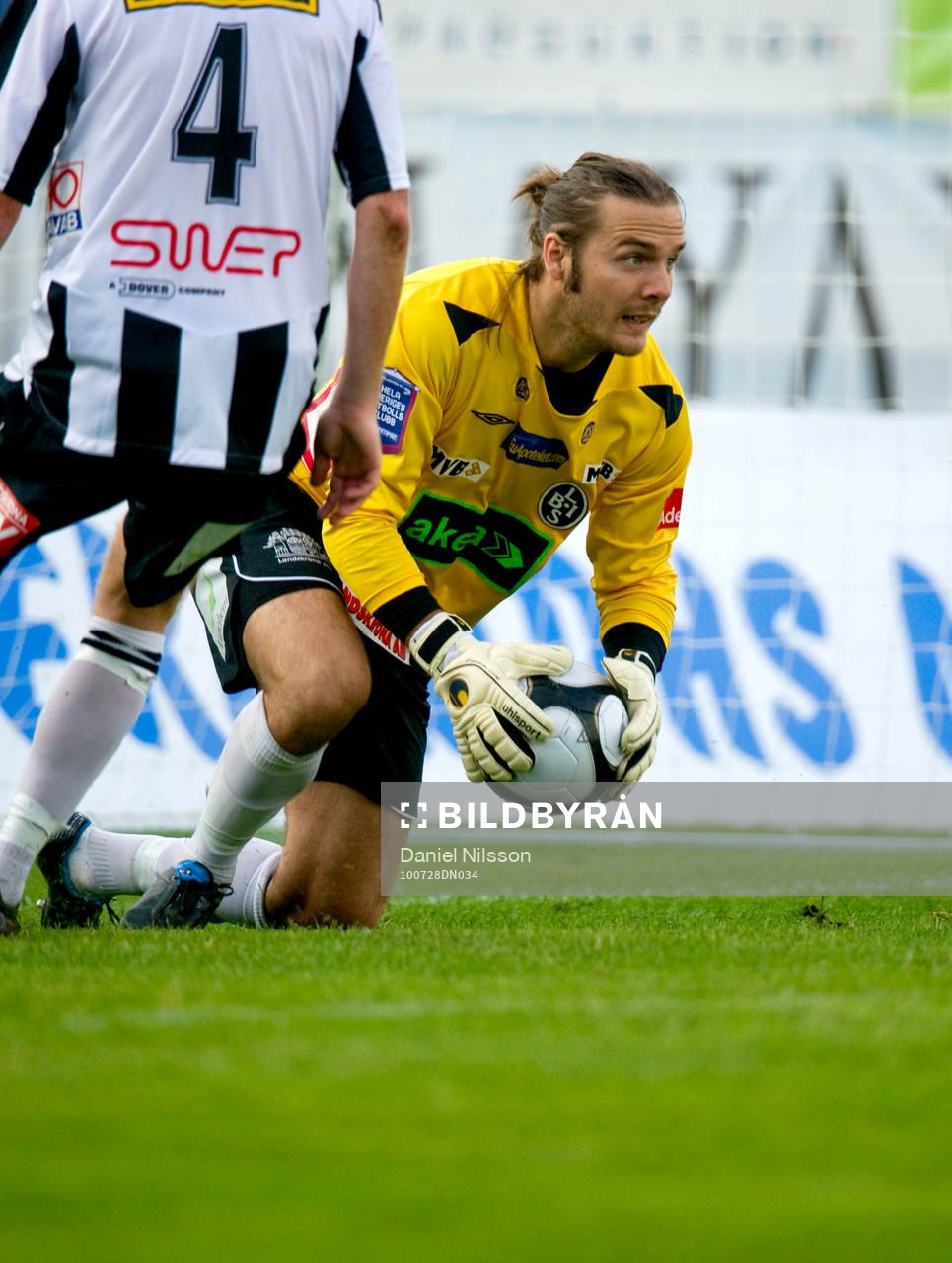 Peter Karlsson, målvakt Landskrona