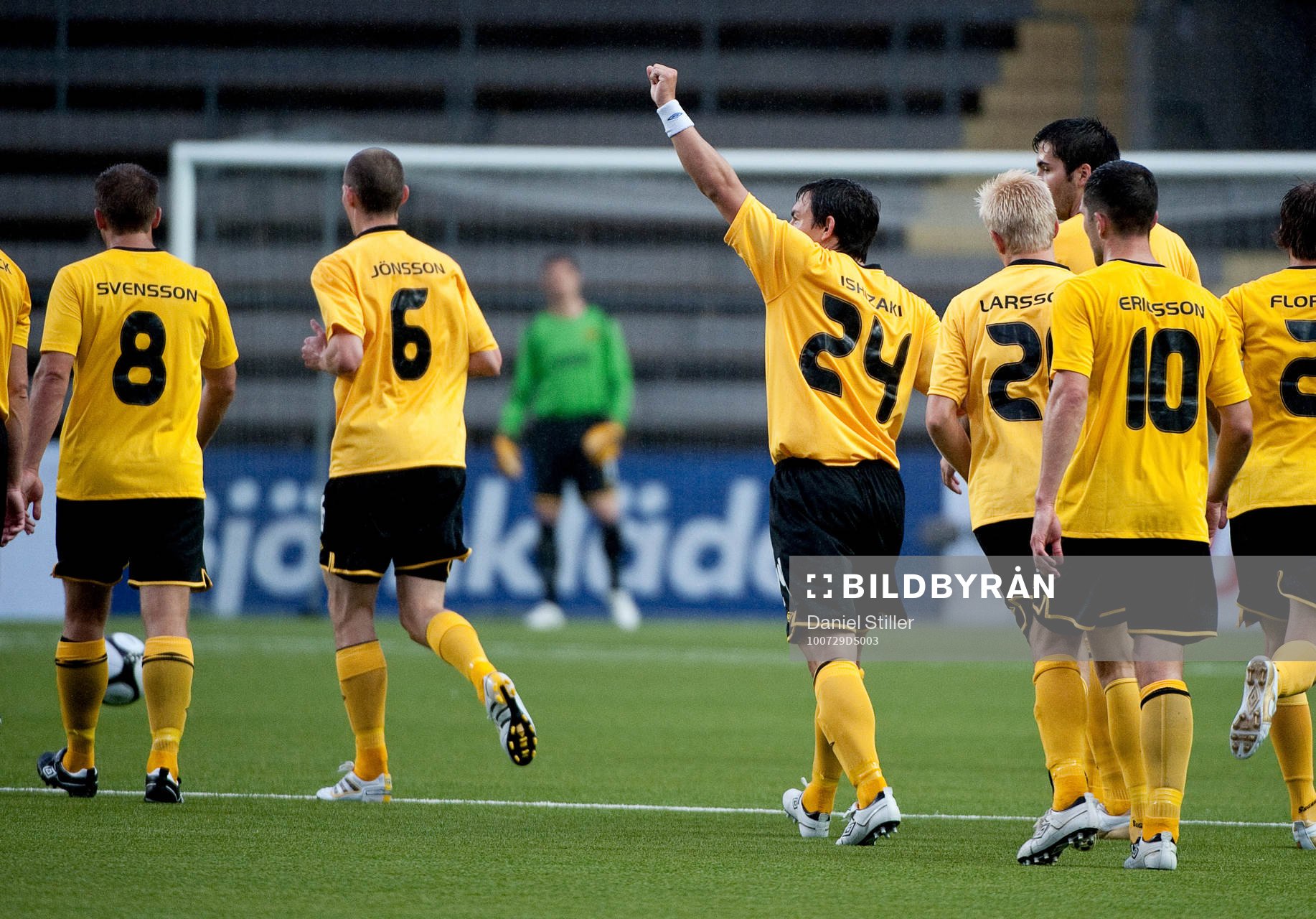 Stefan Ishizaki, Elfsborg, gör 1-0. Jubel
