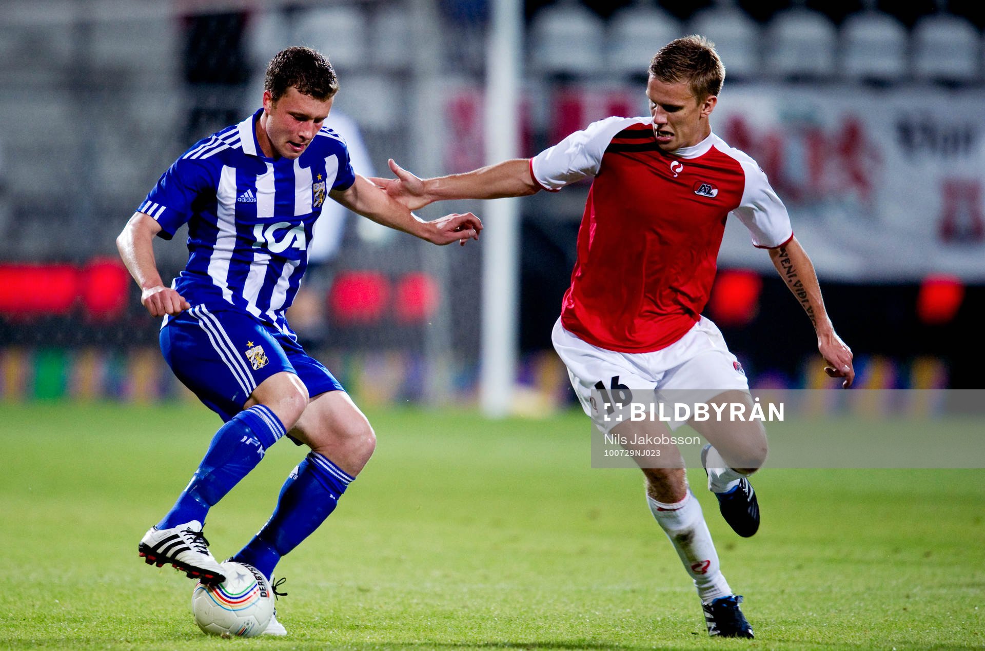 Jakob Johansson, Göteborg, Pontus Wernbloom, AZ Alkmaar