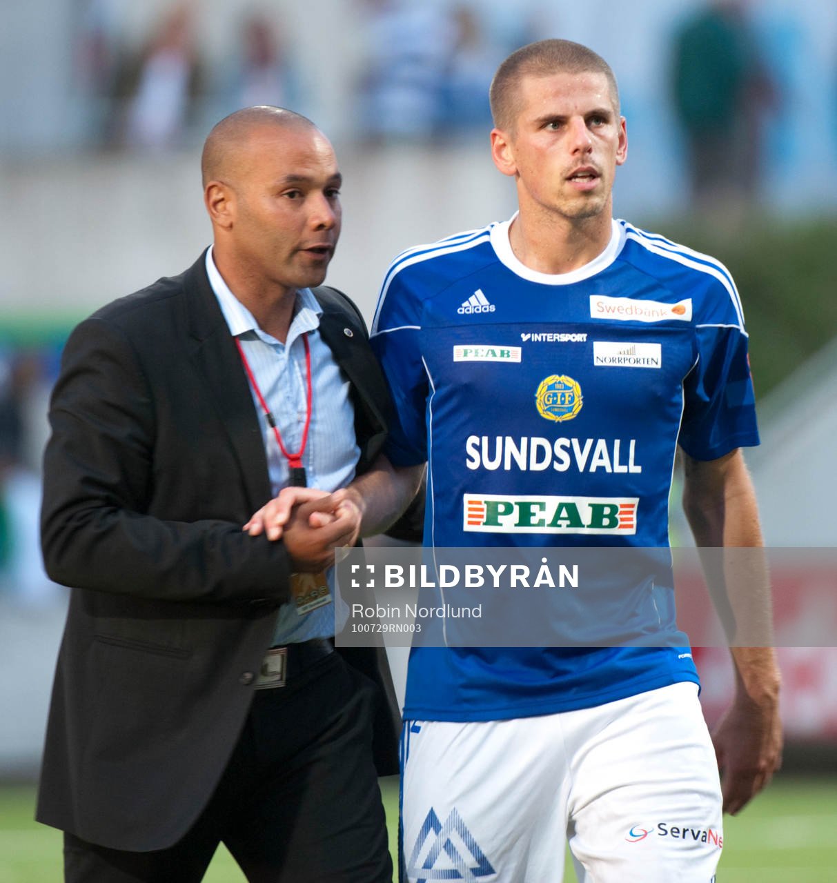 Cain Dotson, Sportchef Sundsvall och Christian Brink