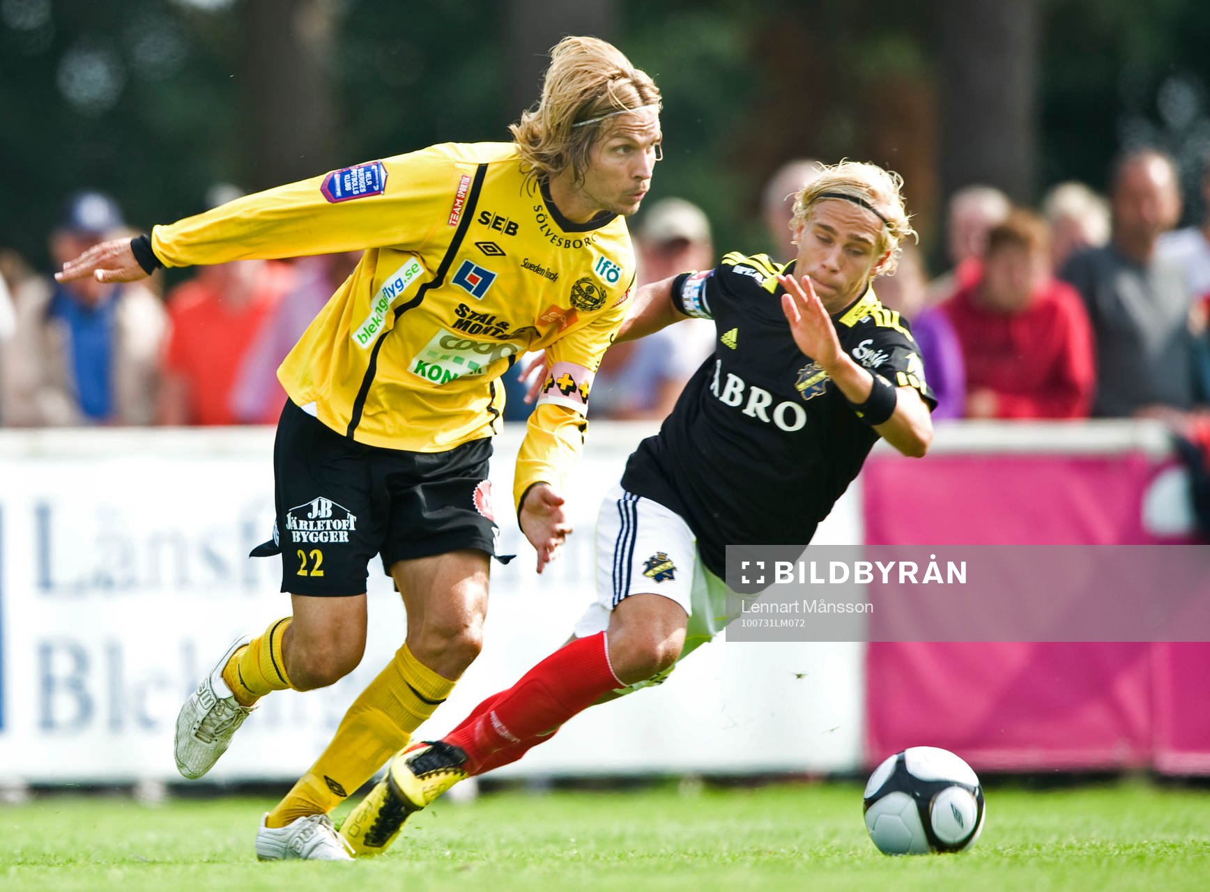 Tobias Grahn, Mjällby och Pontus Engblom, AIK