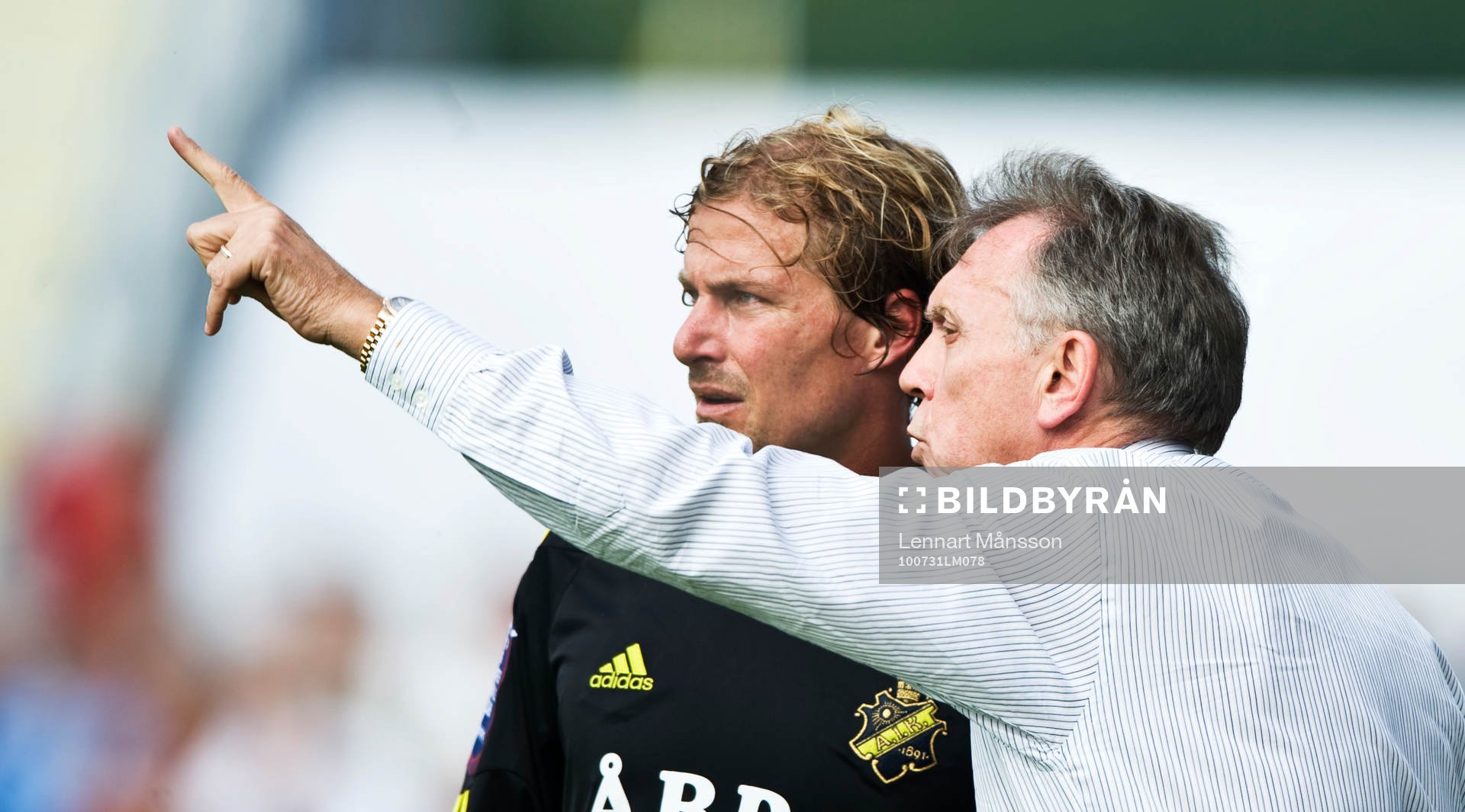 Alex Miller, tränare med Daniel Tjernström