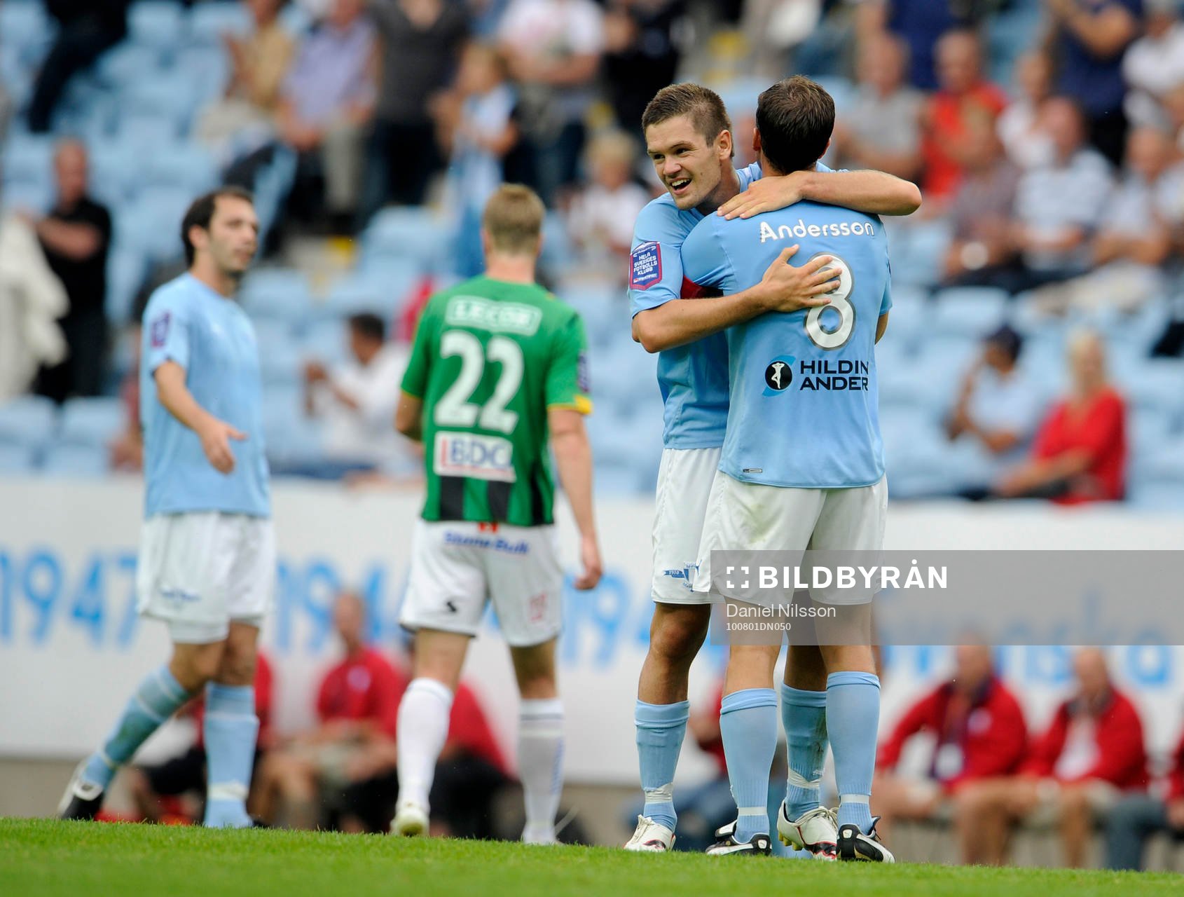 Ivo Pekalski och Daniel Andersson, Malmö jubel