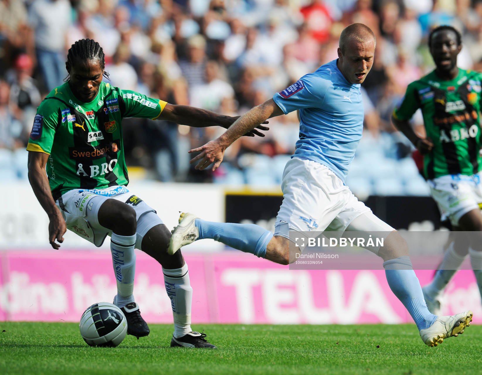 Daniel Larsson, Malmö och Richard Ntomba Ekunde, Gais