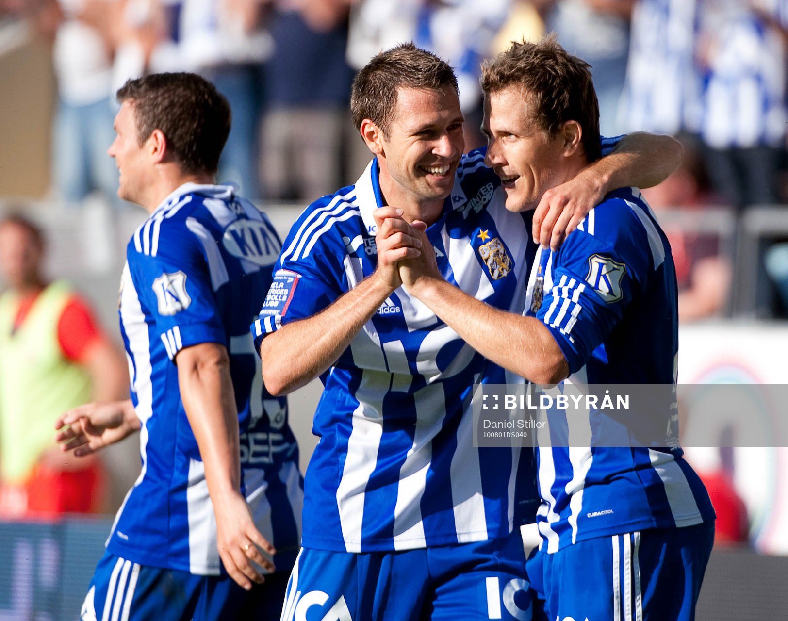 Tobias Hysén, och Stefan Selakovic, glädje, jubel