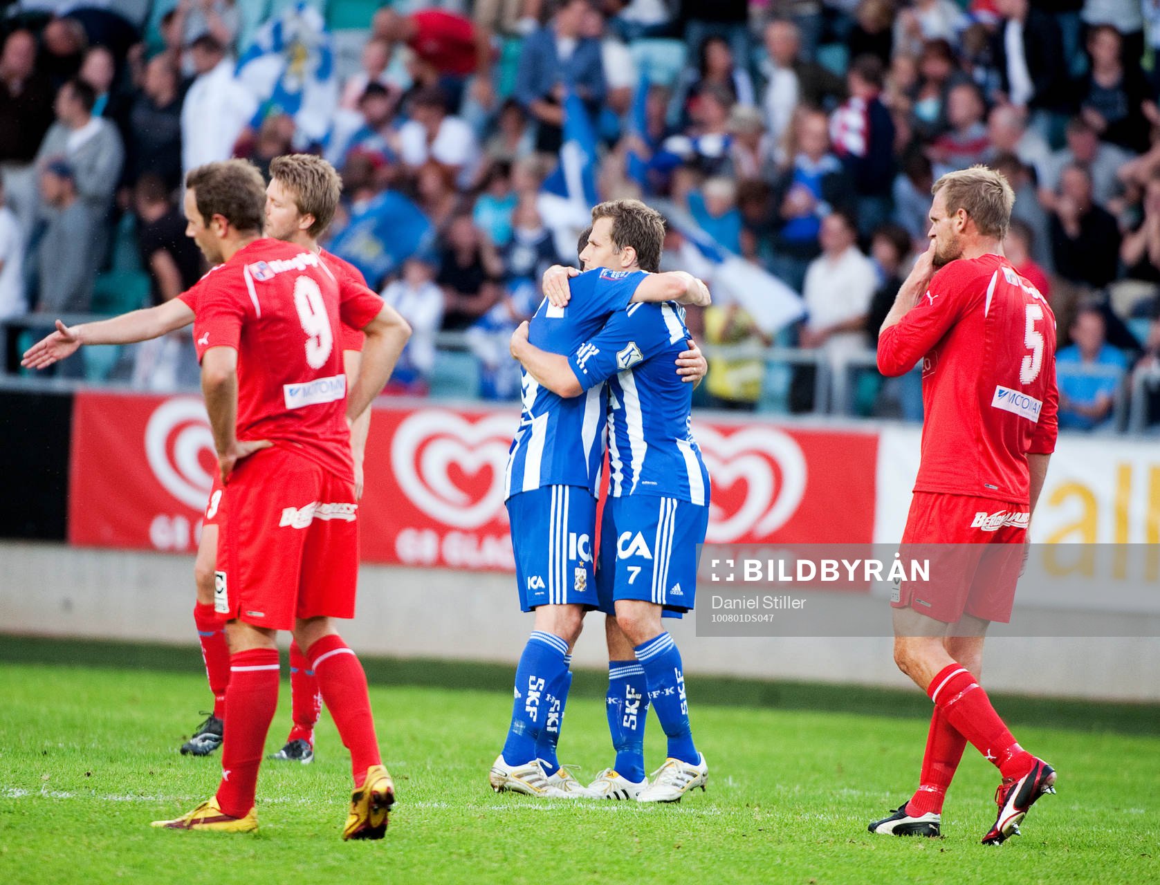 Tobias Hysén, glädje, jubel i Göteborg