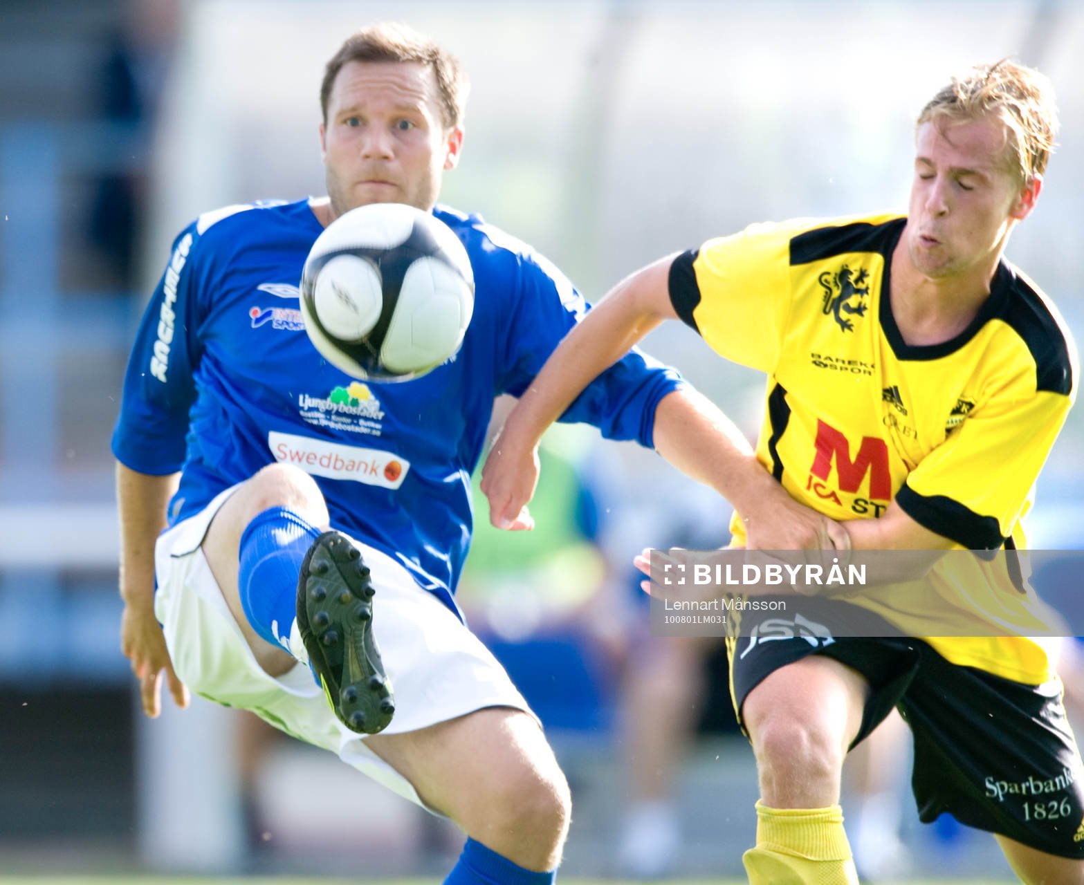 Victor Bergström gjorde ett bra jobb som mittback