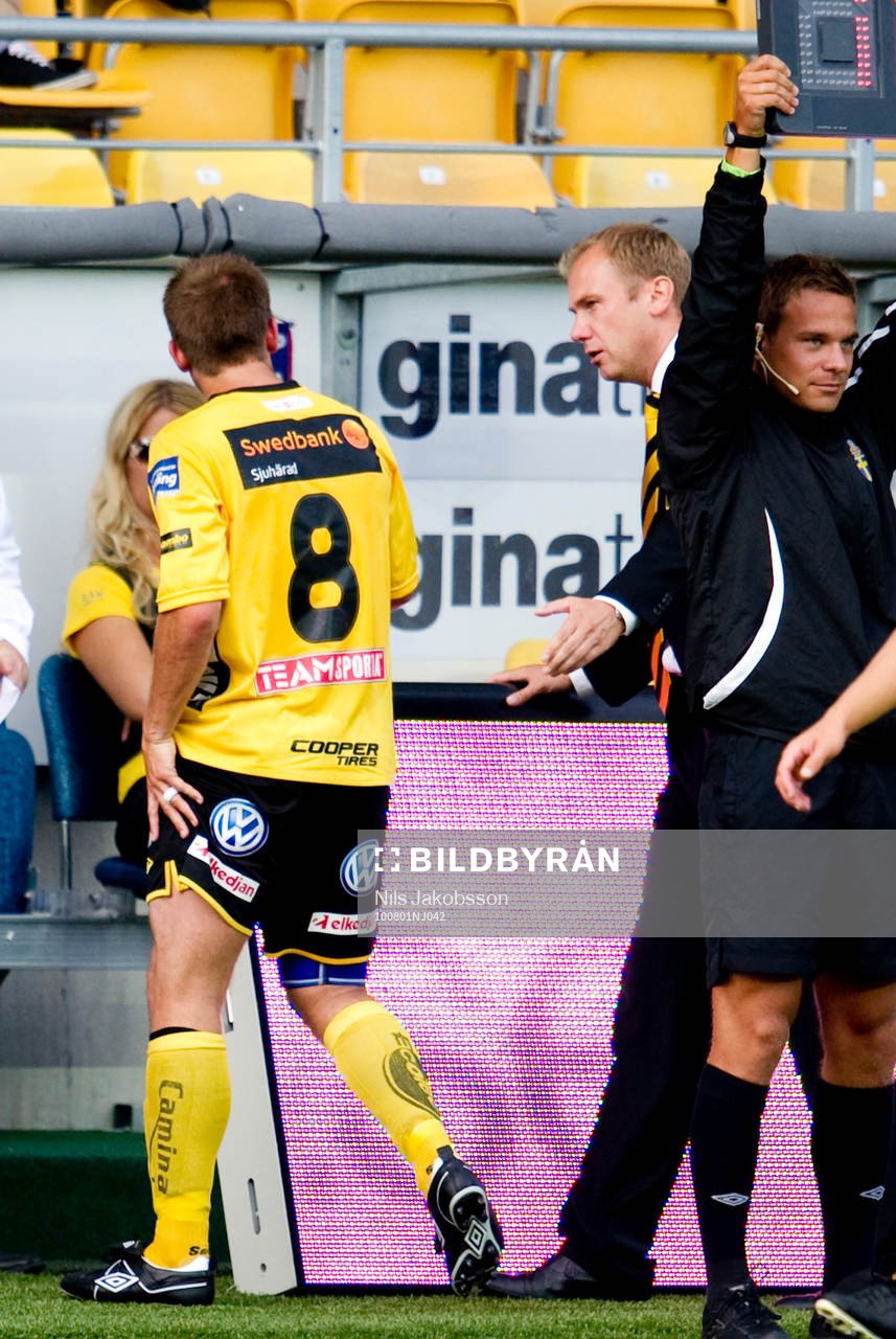 Anders Svensson, Elfsborg, byte
