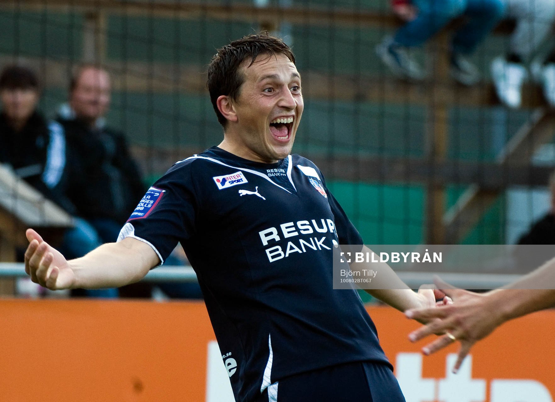 Ardian Gashi, glädje, jubel