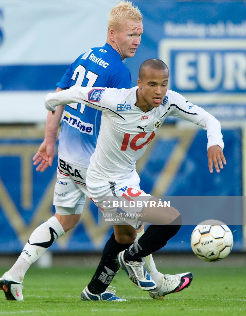 Marcus Olsson, Halmstad och Mattias Adelstam, Trelleborg