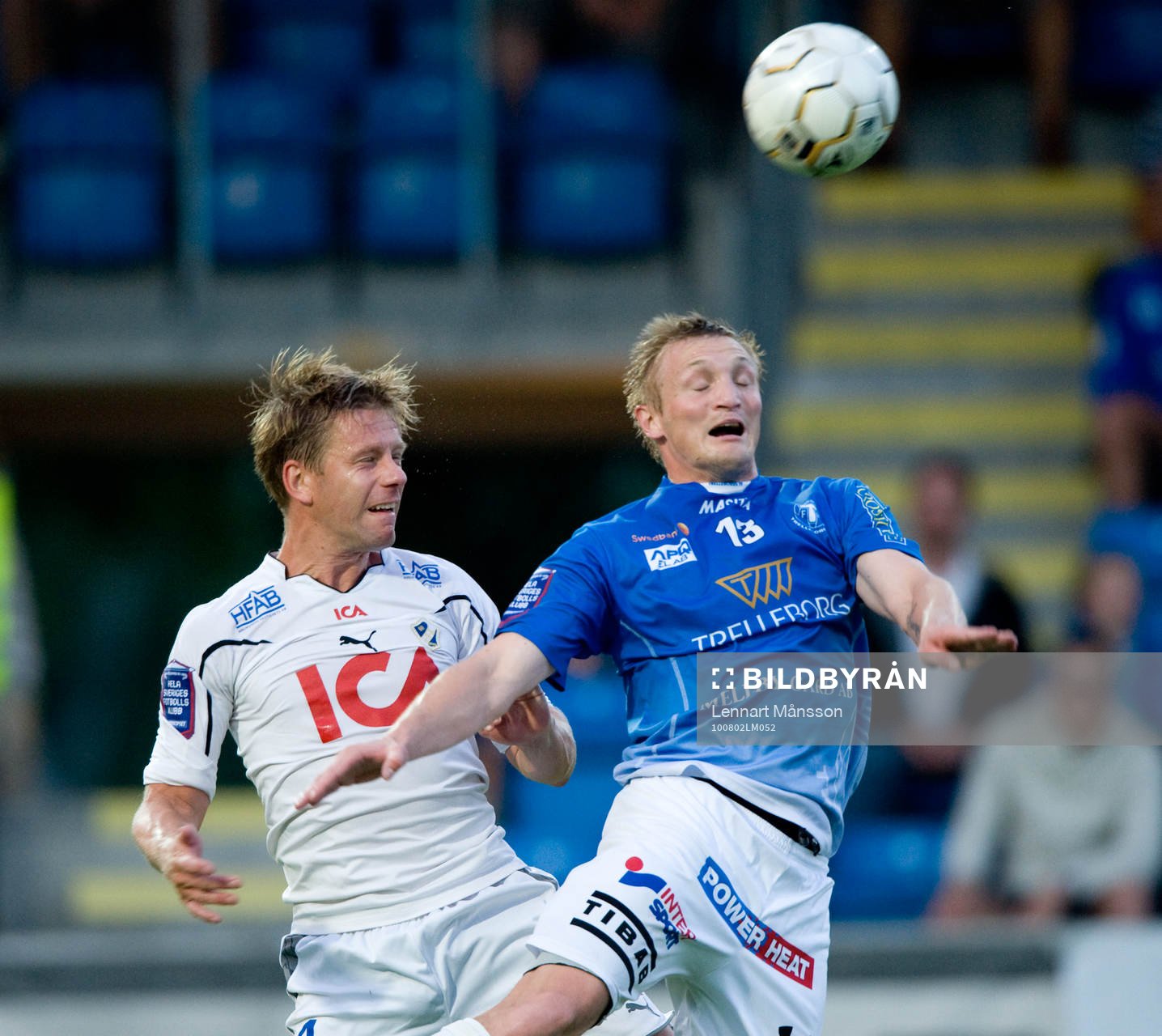 Tommy Jönsson, Halmstad och Fredrik Jensen, Trelleborg,
