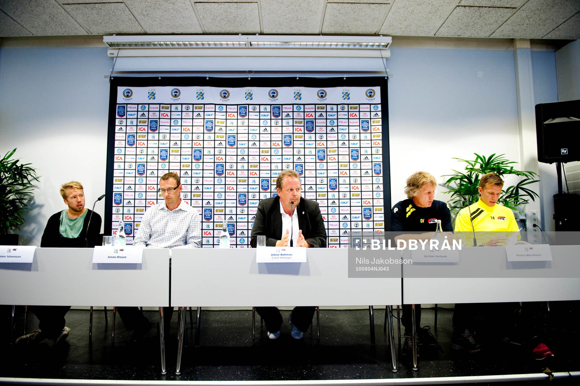 Fotboll, Europa League, presskonferens