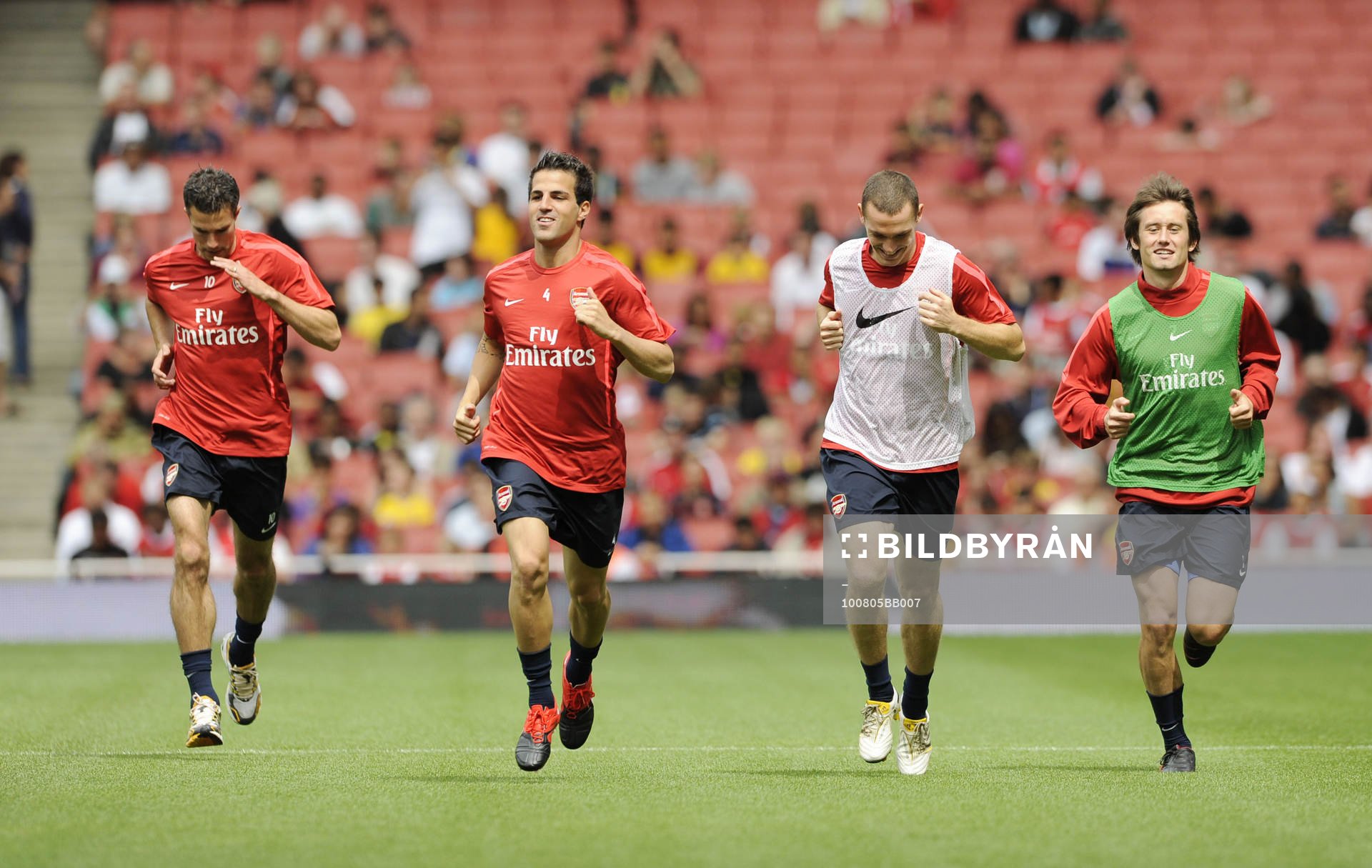 Robin Van Persie, Cesc Fabregas, Thomas Vermaelen och Tomas