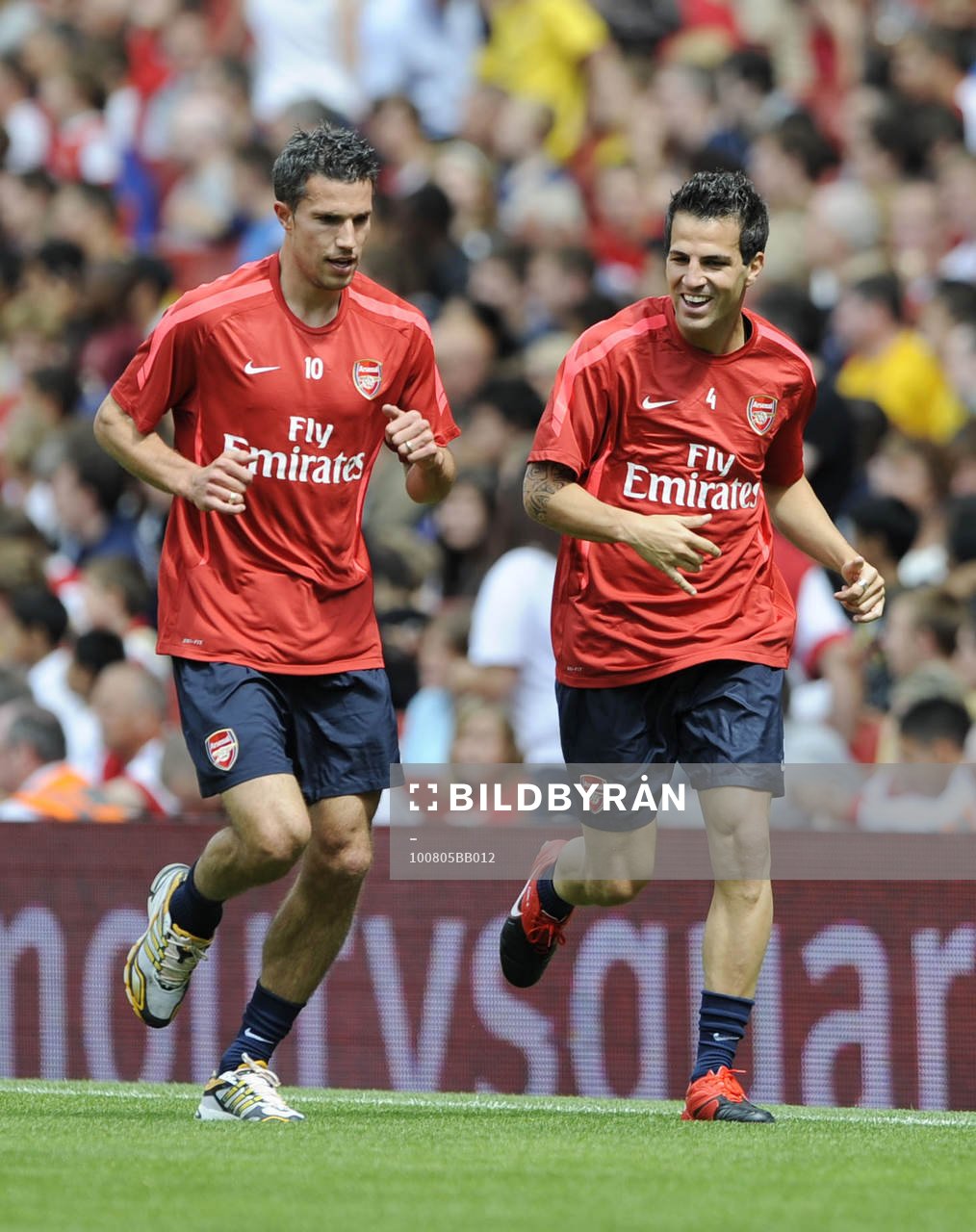 Robin Van Persie och Cesc Fabregas