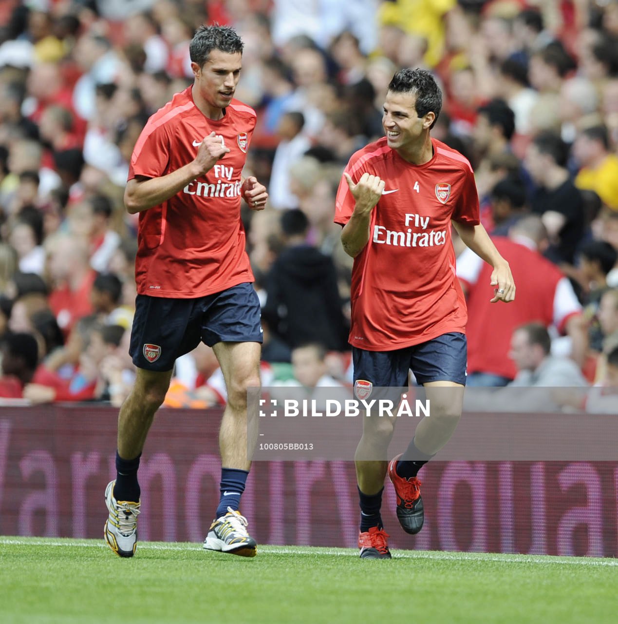 Robin Van Persie och Cesc Fabregas