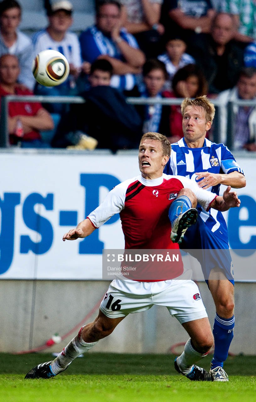 Pontus Wernbloom, AZ Alkmaar och Adam Johansson, IFK