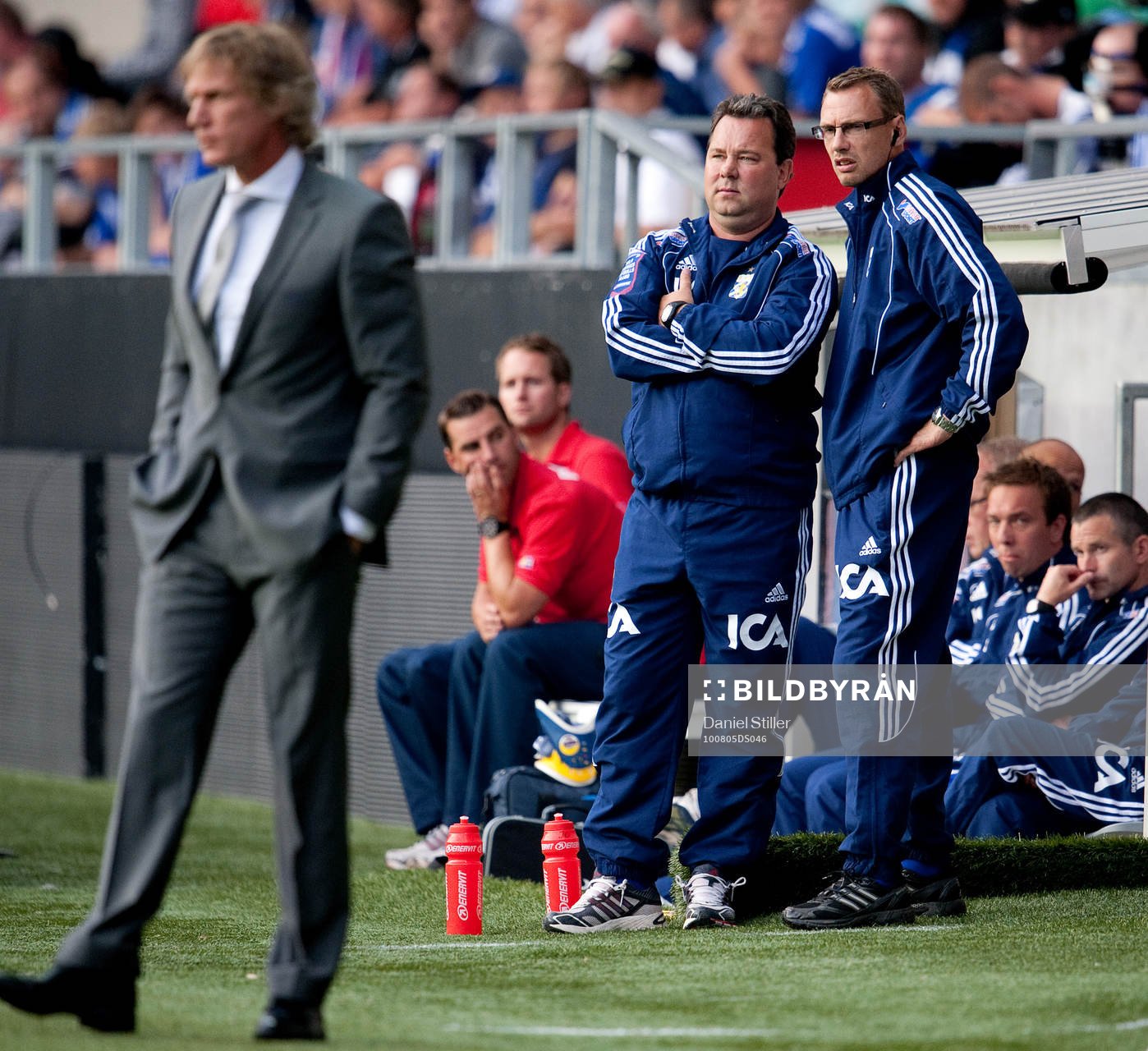 Jonas Olsson och Stefan Rehn, tränare, IFK Göteborg